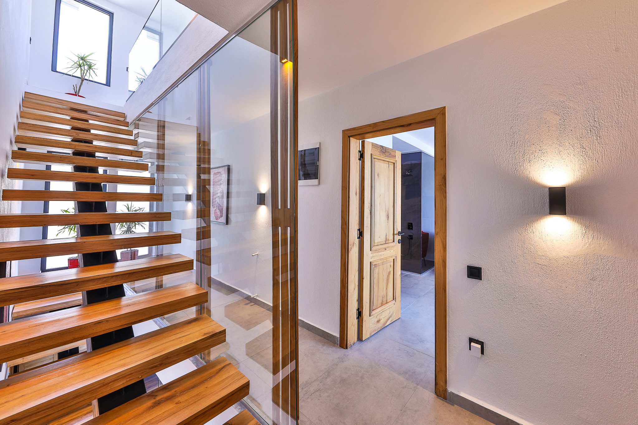Hallway in Villa Rosso, villa holidays in Kalkan, Turkey