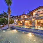 Outdoor pool at Villa Porto, villa holiday in Kalkan, Turkey