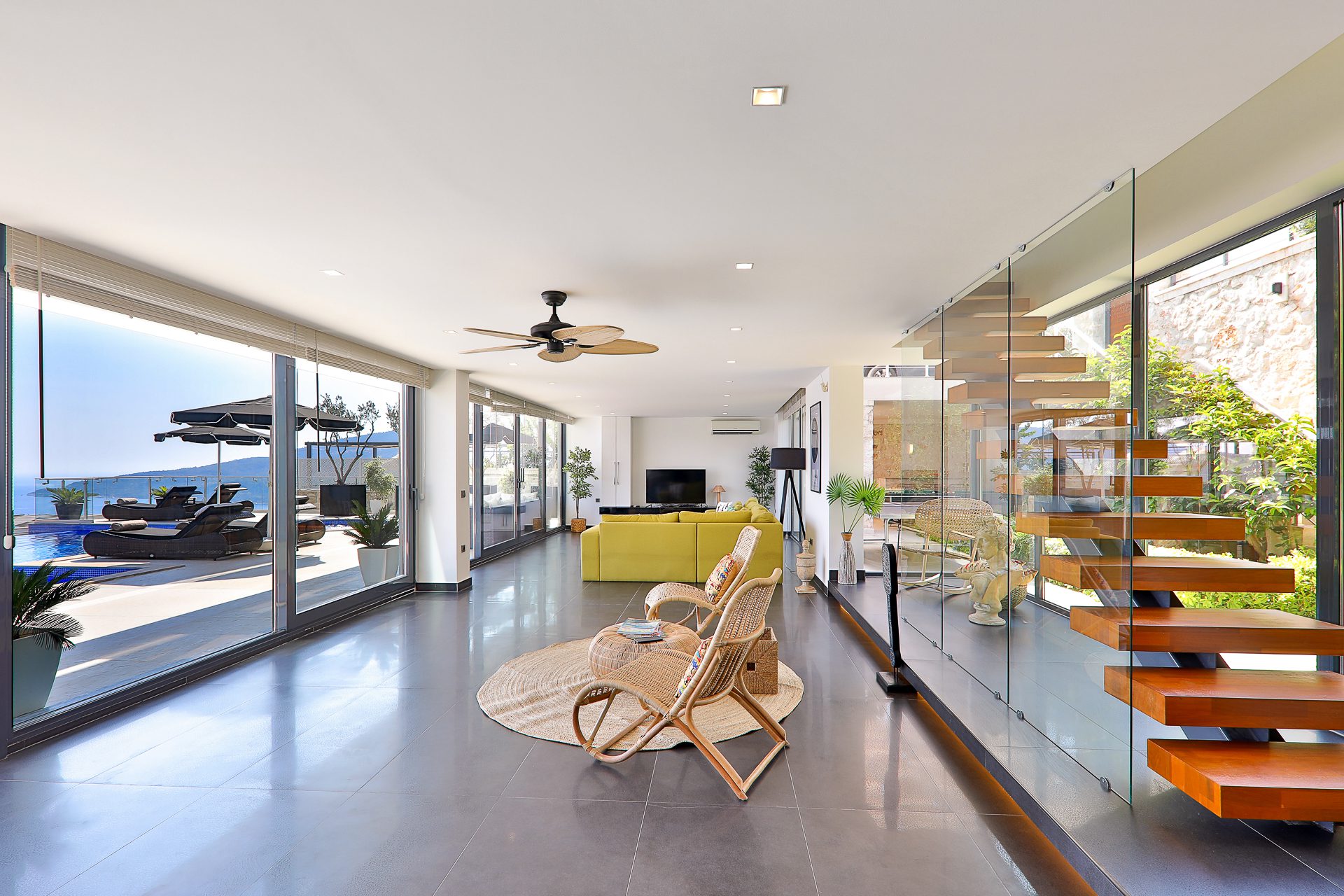 Lounge of Villa Manila, luxury villa holiday in Kalkan, Turkey