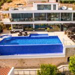 Front view of Villa Manila, luxury villa holiday in Kalkan, Turkey