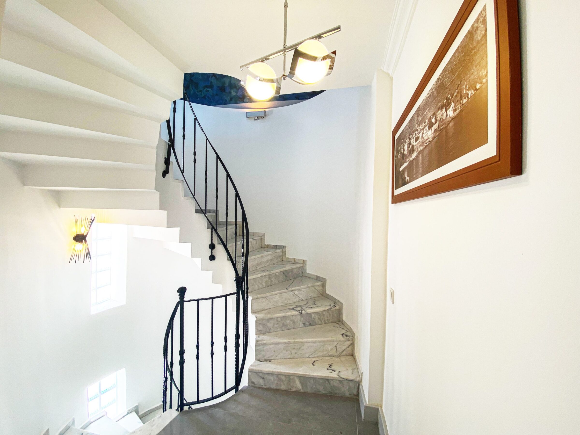 Luxury beachfront villa in Kalkan, Turkey Villa Leo stairway