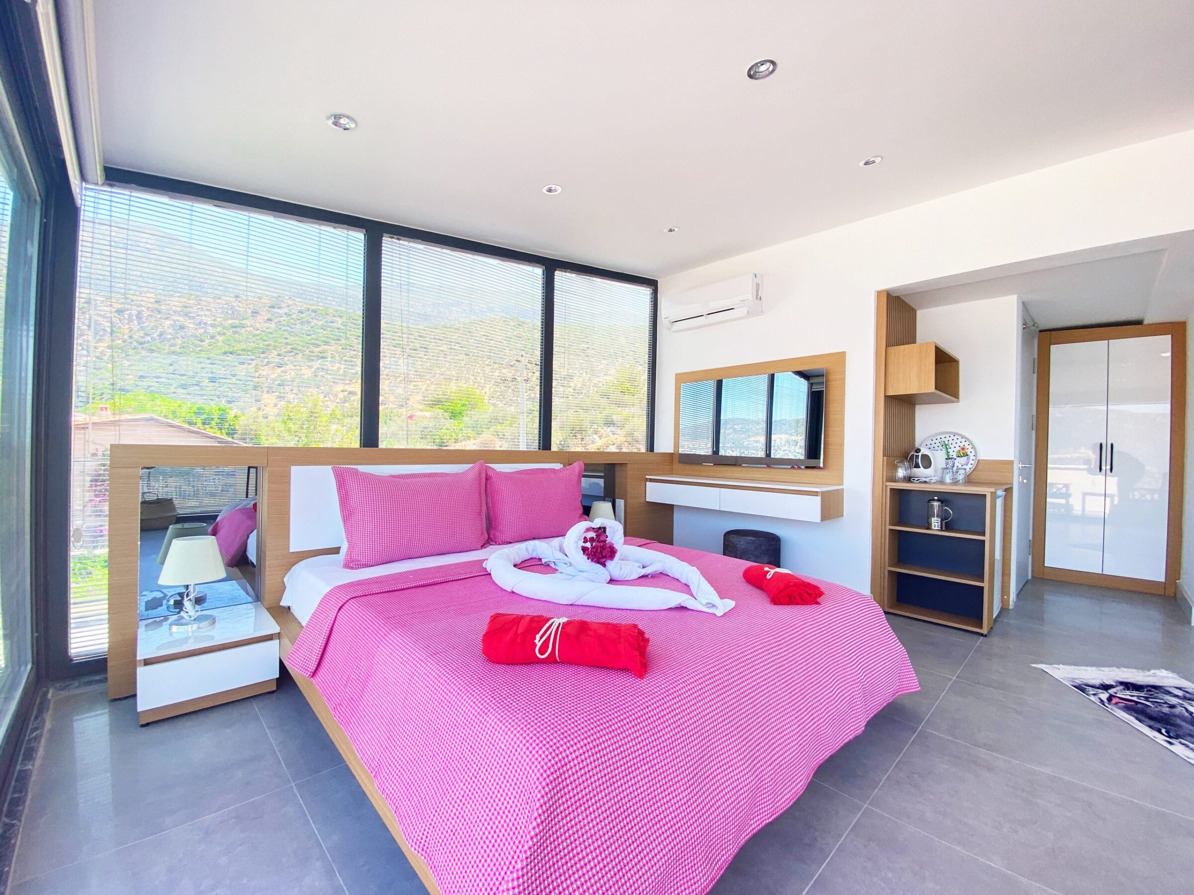 Luxury beachfront villa in Kalkan, Turkey Villa Leo double bedroom