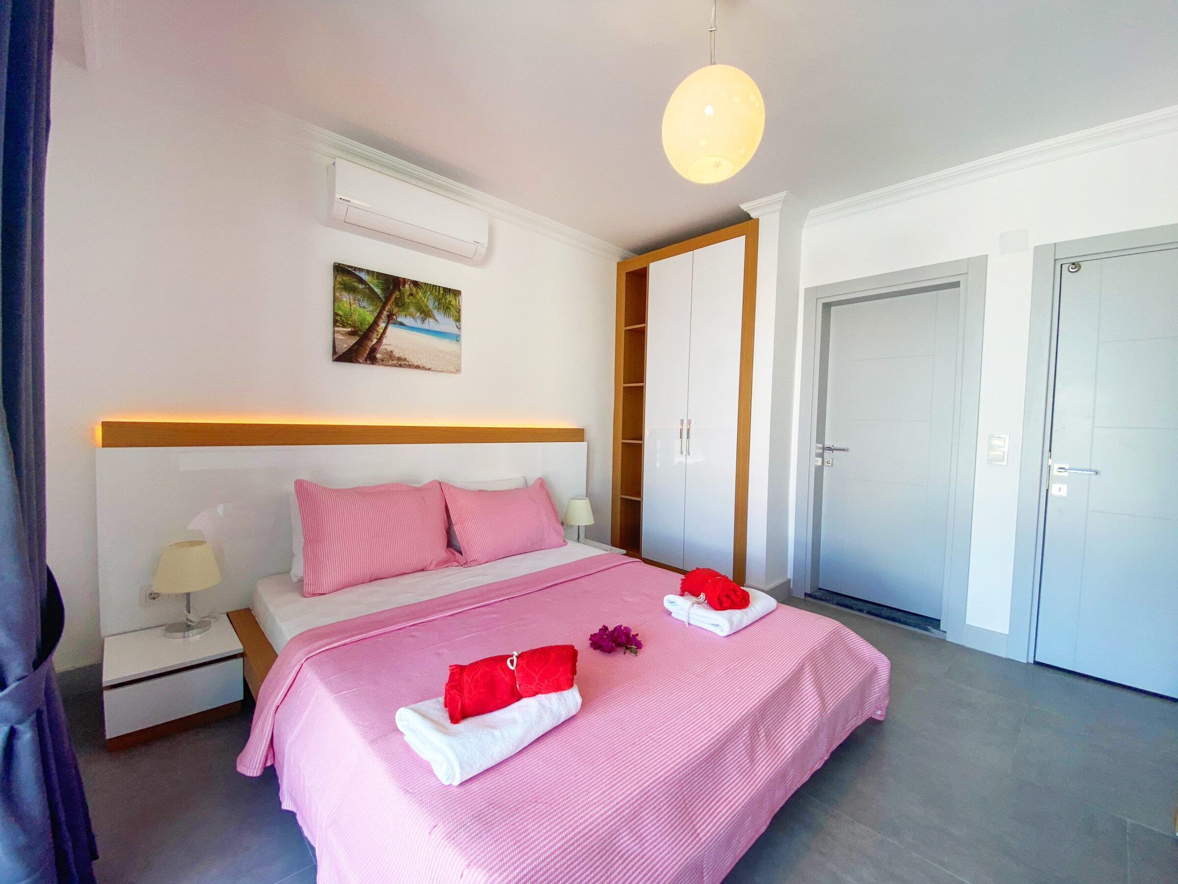 Luxury beachfront villa in Kalkan, Turkey Villa Leo double bedroom