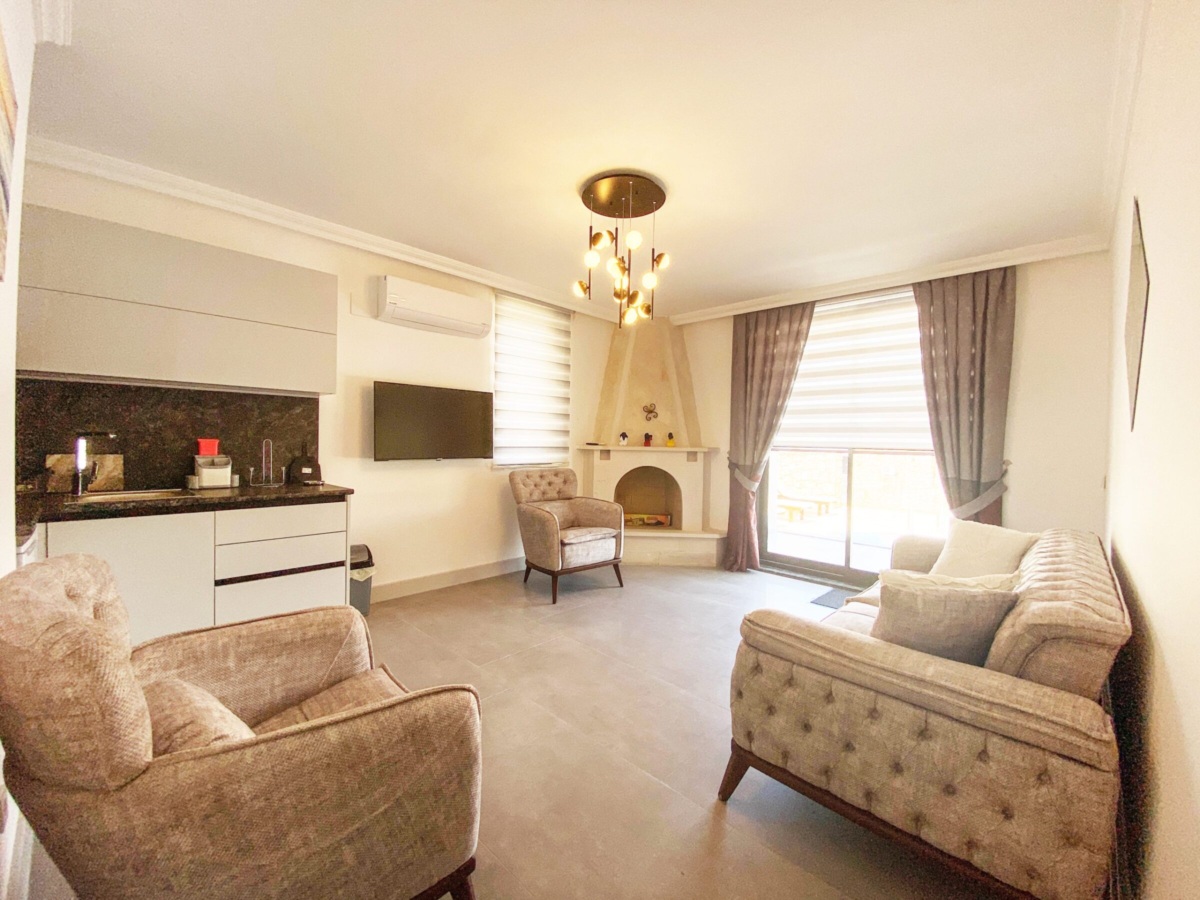 Luxury beachfront villa in Kalkan, Turkey Villa Leo lounge area