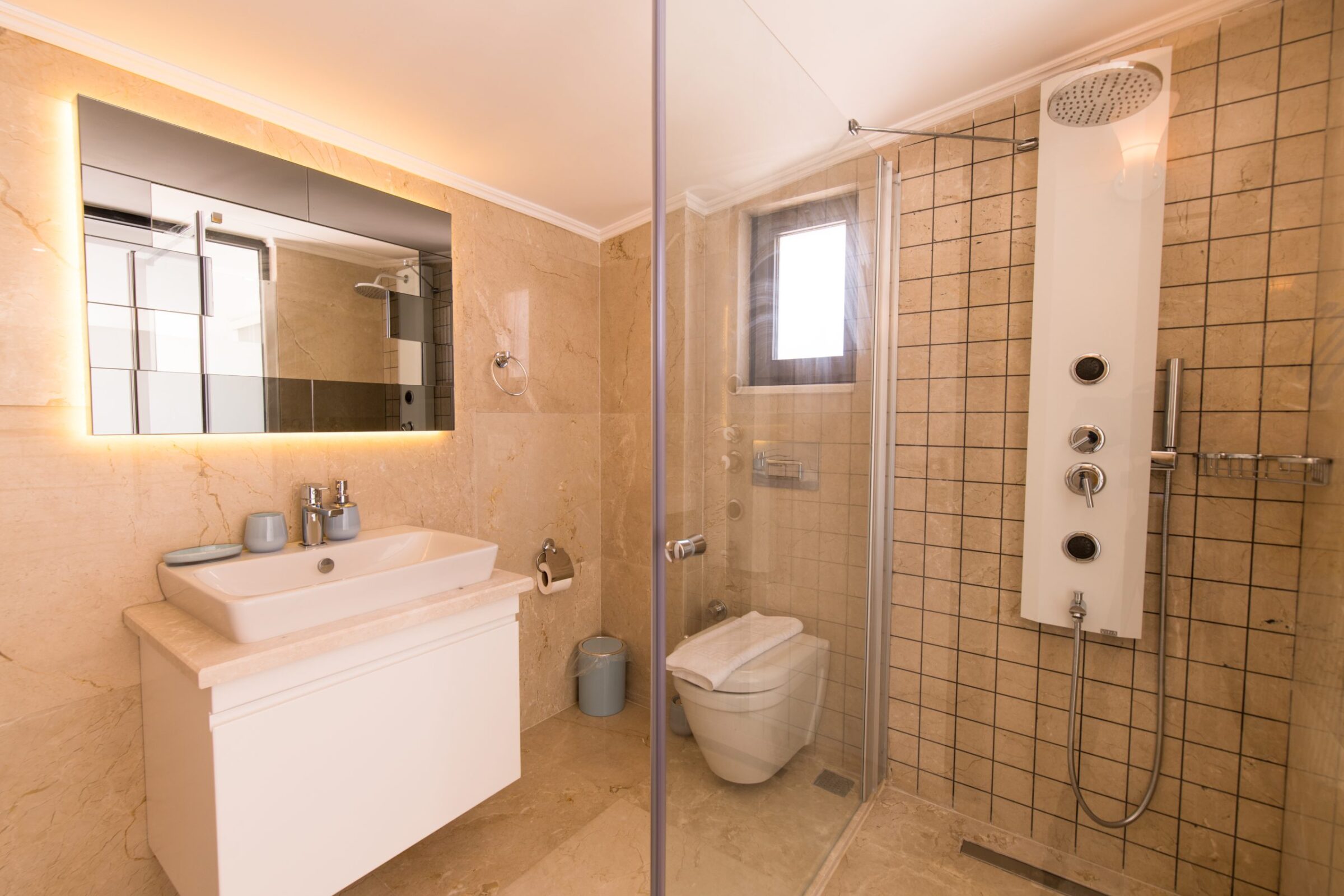 Bathroom in Villa Unlimited 2, villa holidays in Kalkan, Turkey