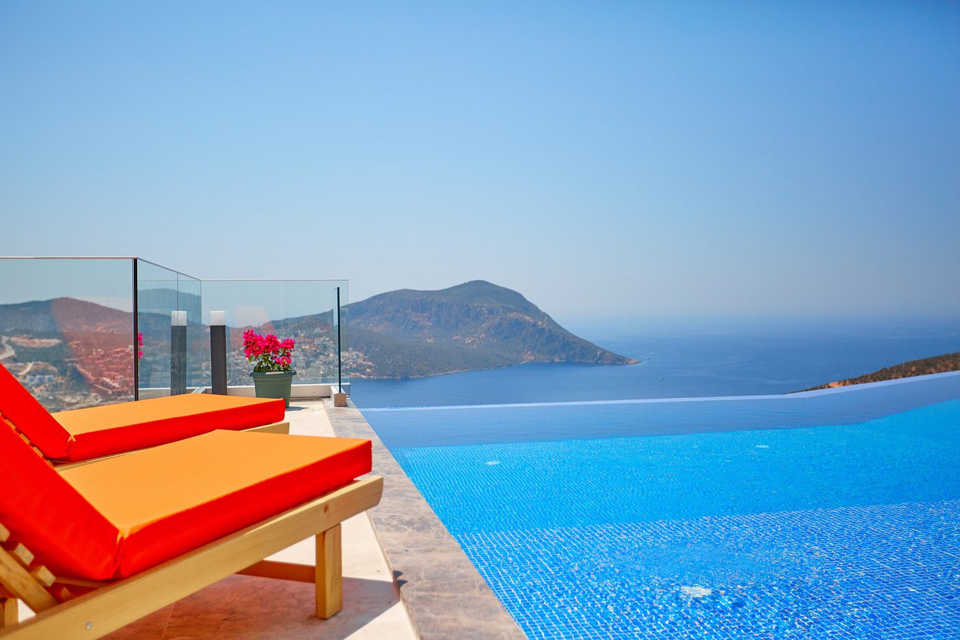 View from Villa Unlimited 1, villa holidays in Kalkan, Turkey