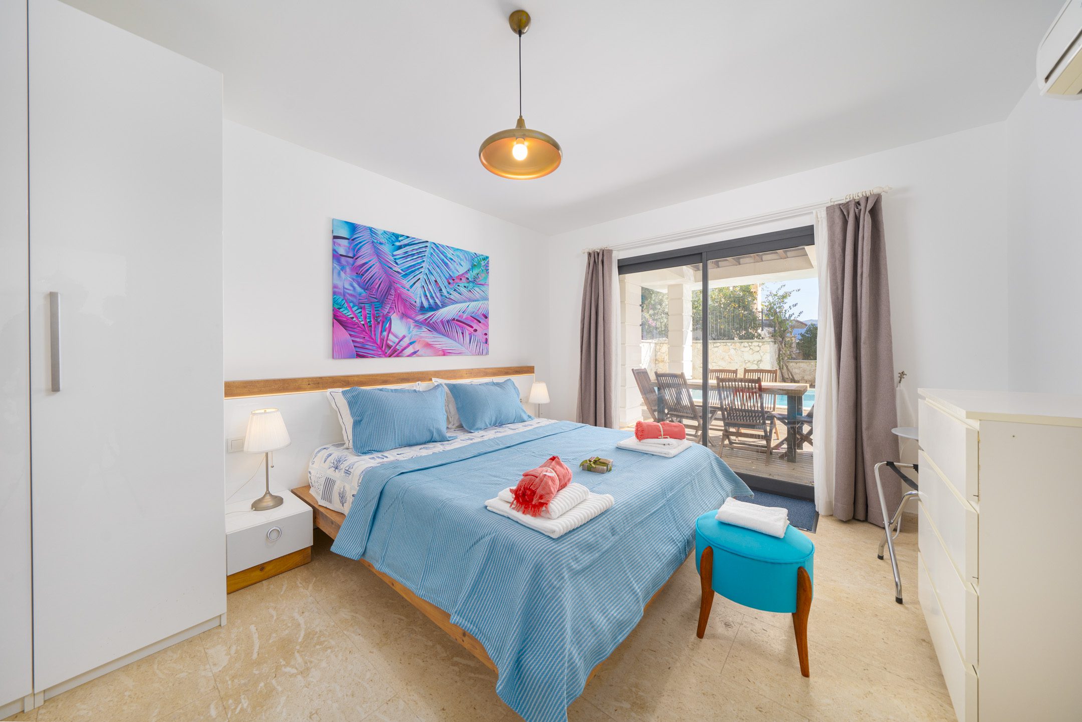 Turkey holidays at villa Simena, double bedroom