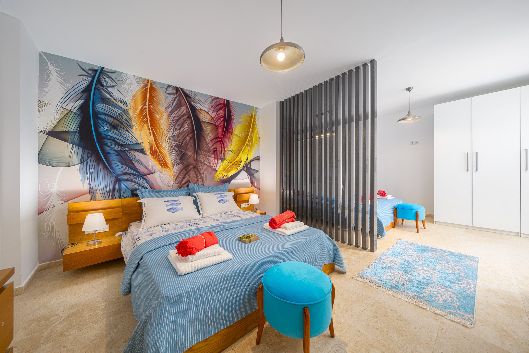 Turkey holidays at villa Simena, double bedroom