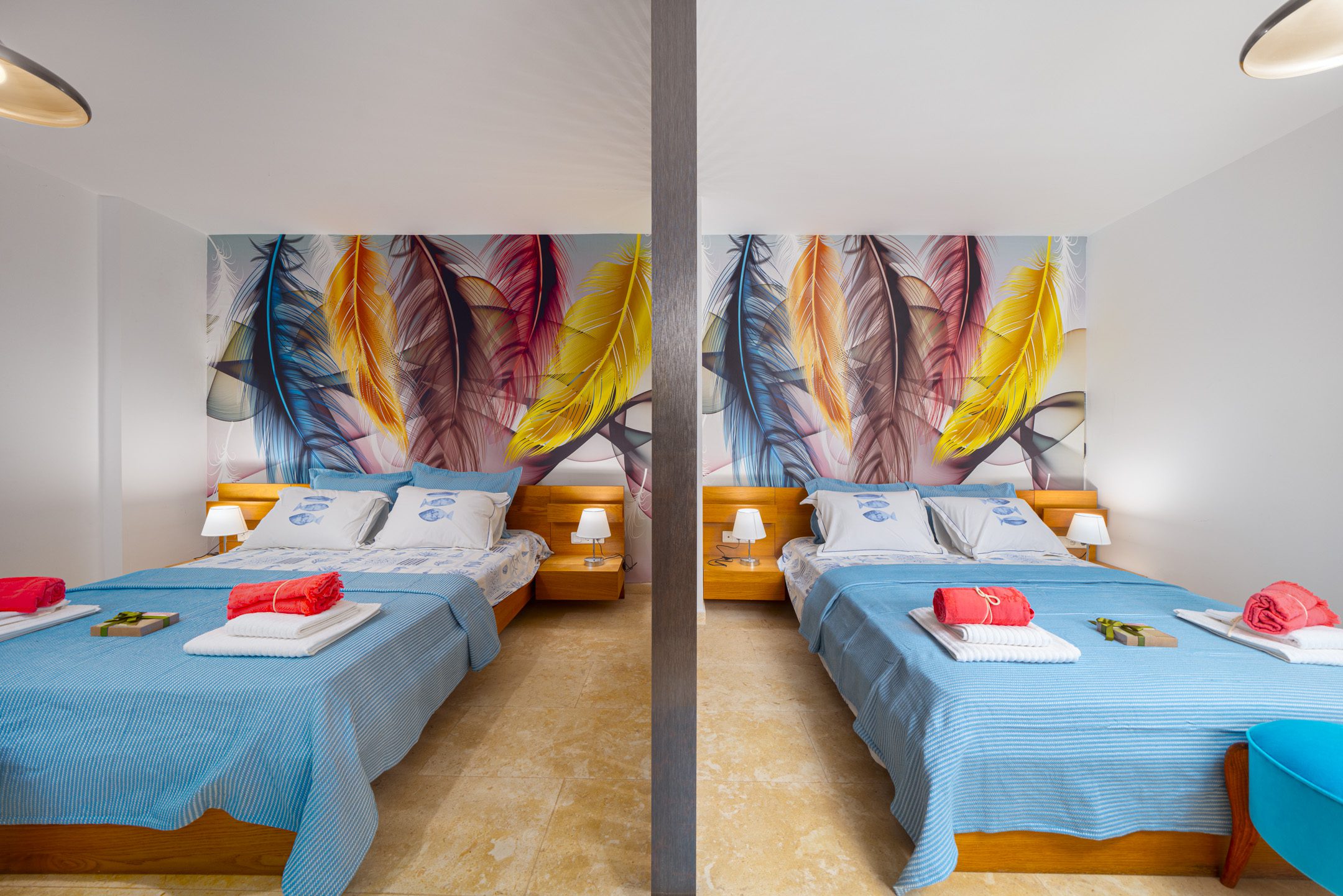 Turkey holidays at villa Simena, double bedroom