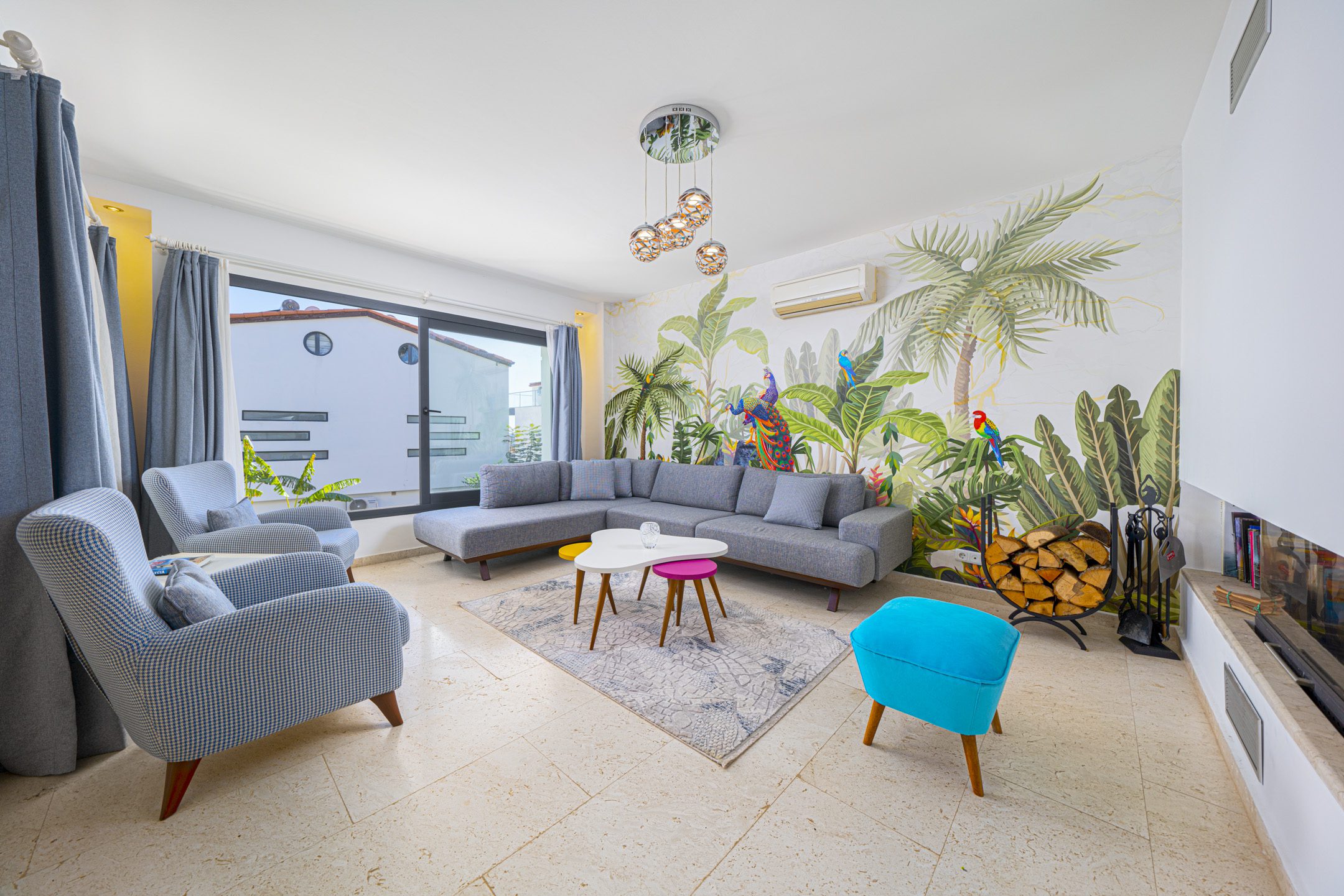 Turkey holidays at villa Simena, indoor seating area