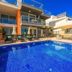 Outdoor pool of Palmy Apartment, holiday in Turkey