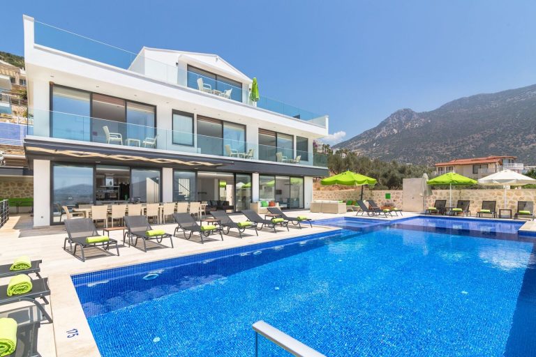 Villa Eternity, front view, villa to rent in Kalkan, Turkey