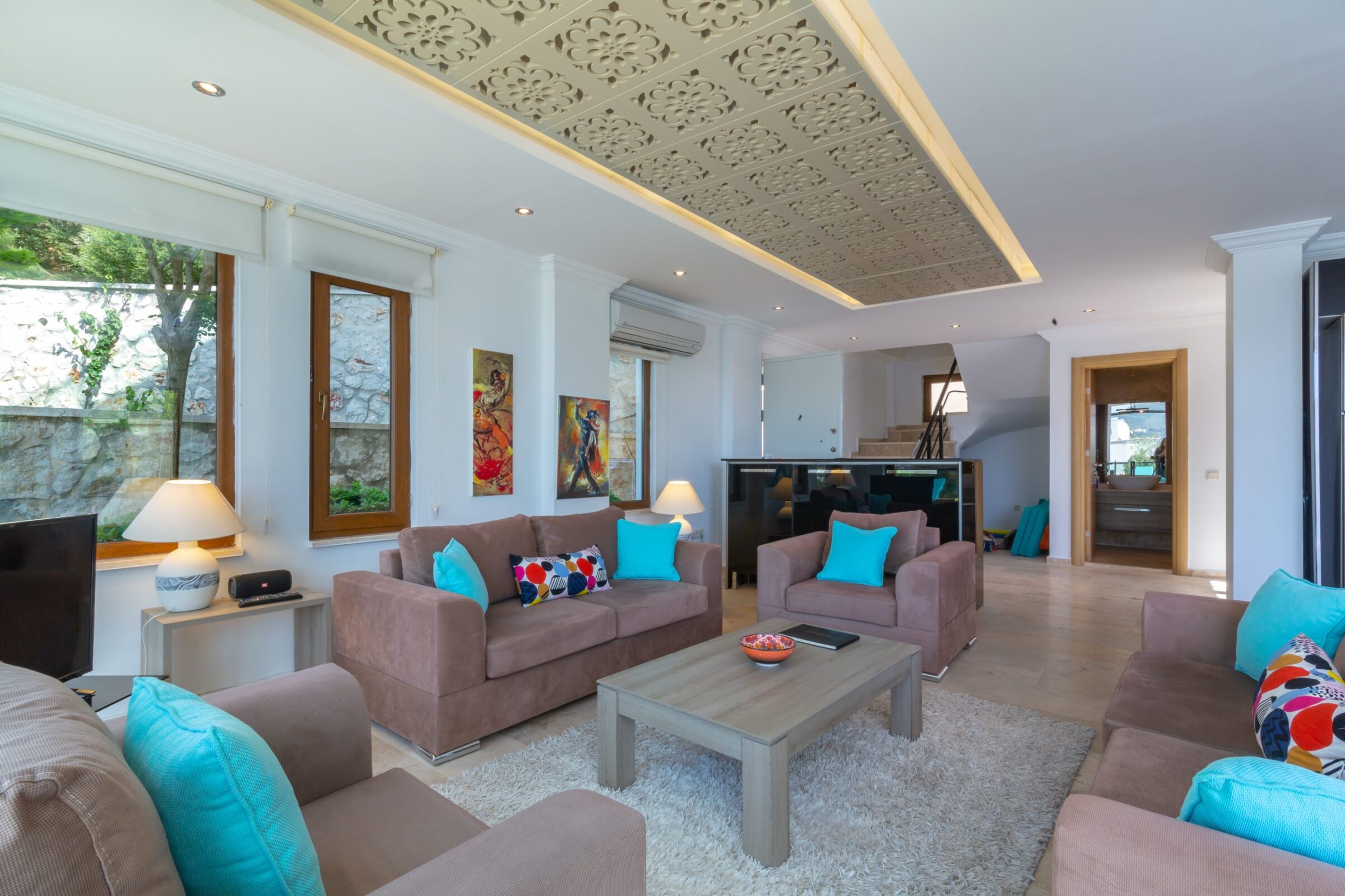 Villa holidays at villa Hera, Kalkan lounge