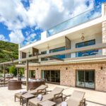 Front view of villa Korsan, luxury holiday, Turkey