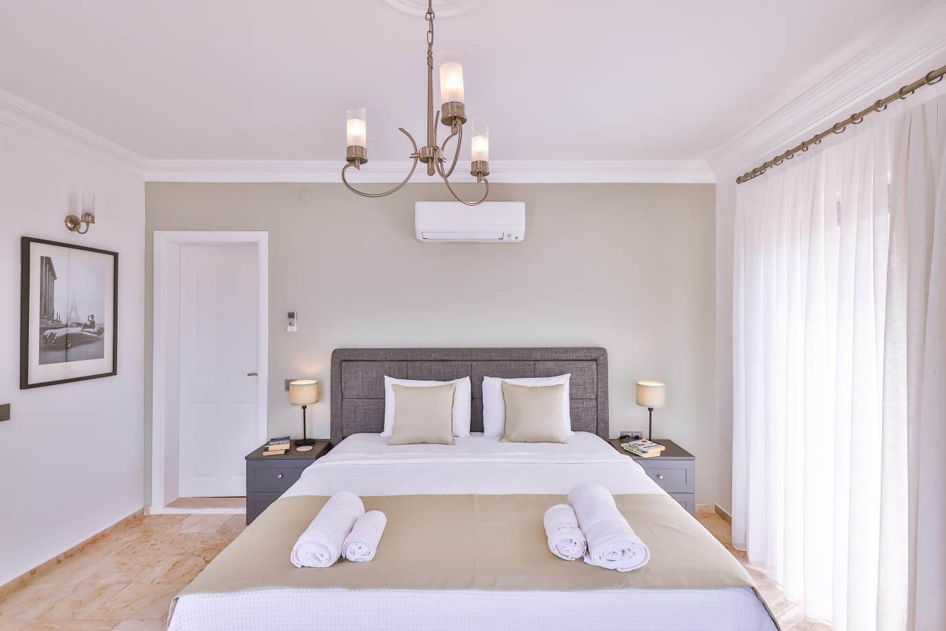 Double bedroom in Villa Palmiye, villa holidays in Kalkan, Turkey