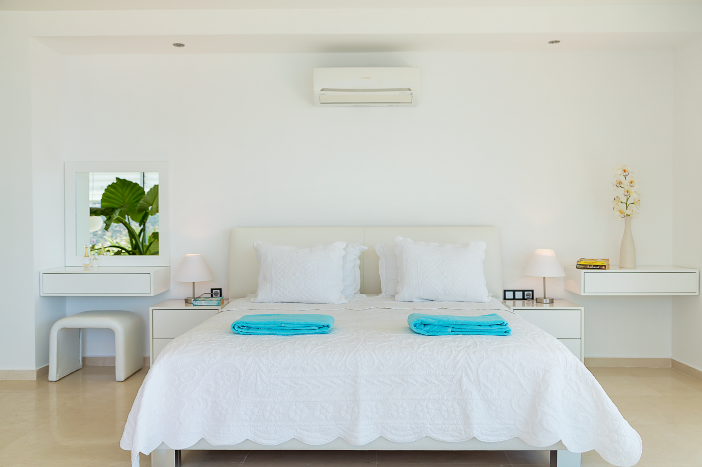 Double bedroom in Villa Setara, villa holidays in Kalkan, Turkey