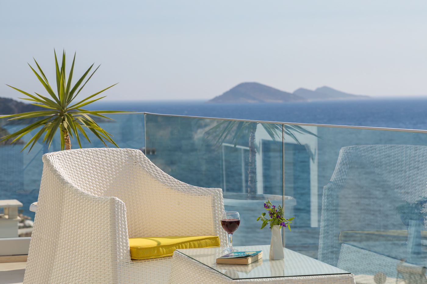 View from Villa Afsana, villa holidays in Kalkan, Turkey