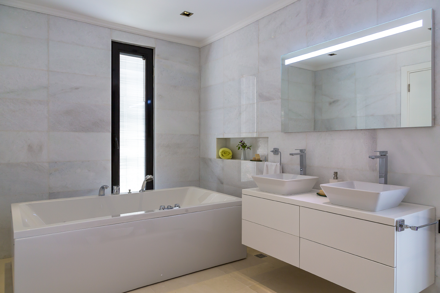 Double bathroom in Villa Afsana, villa holidays in Kalkan, Turkey