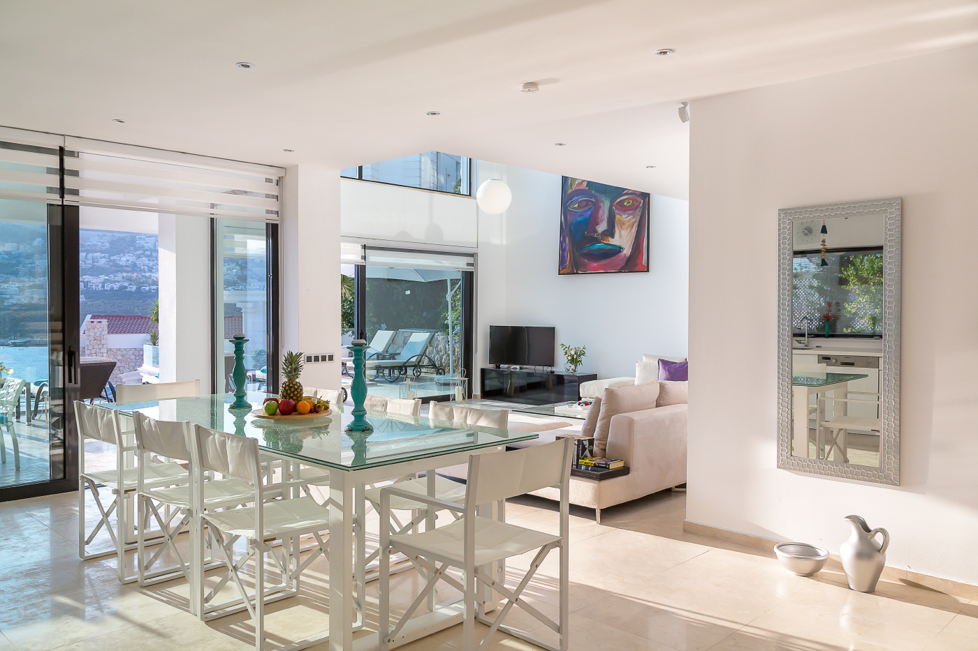 Dining area of Villa Afsana, villa holidays in Kalkan, Turkey
