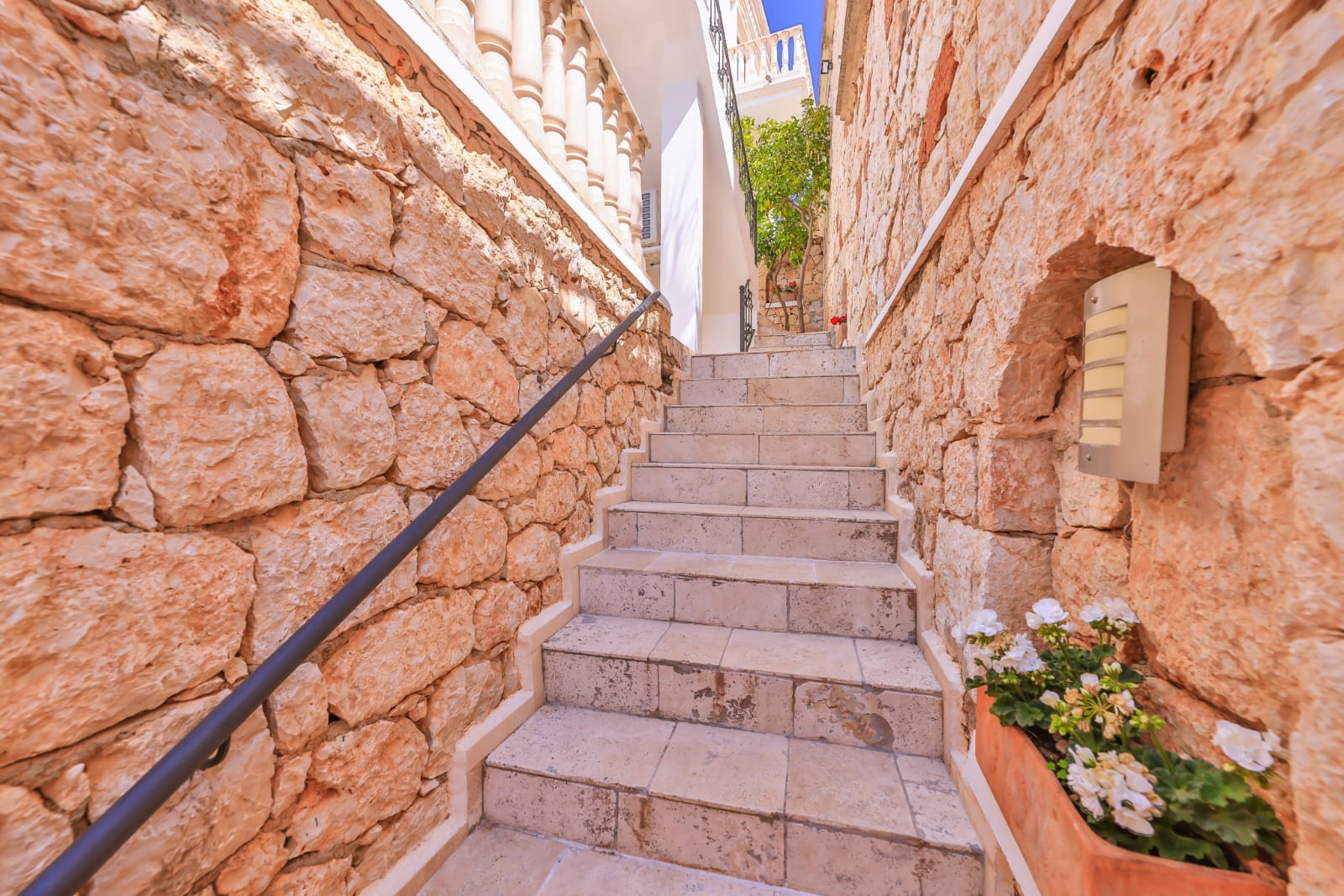 Garden of Villa Palmiye, villa holidays in Kalkan, Turkey