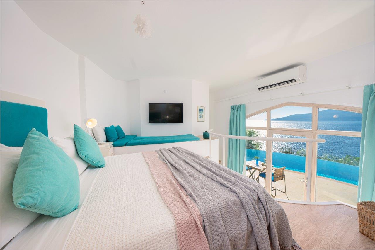 Double bedroom in Pool House, holidays in Kalkan, Turkey