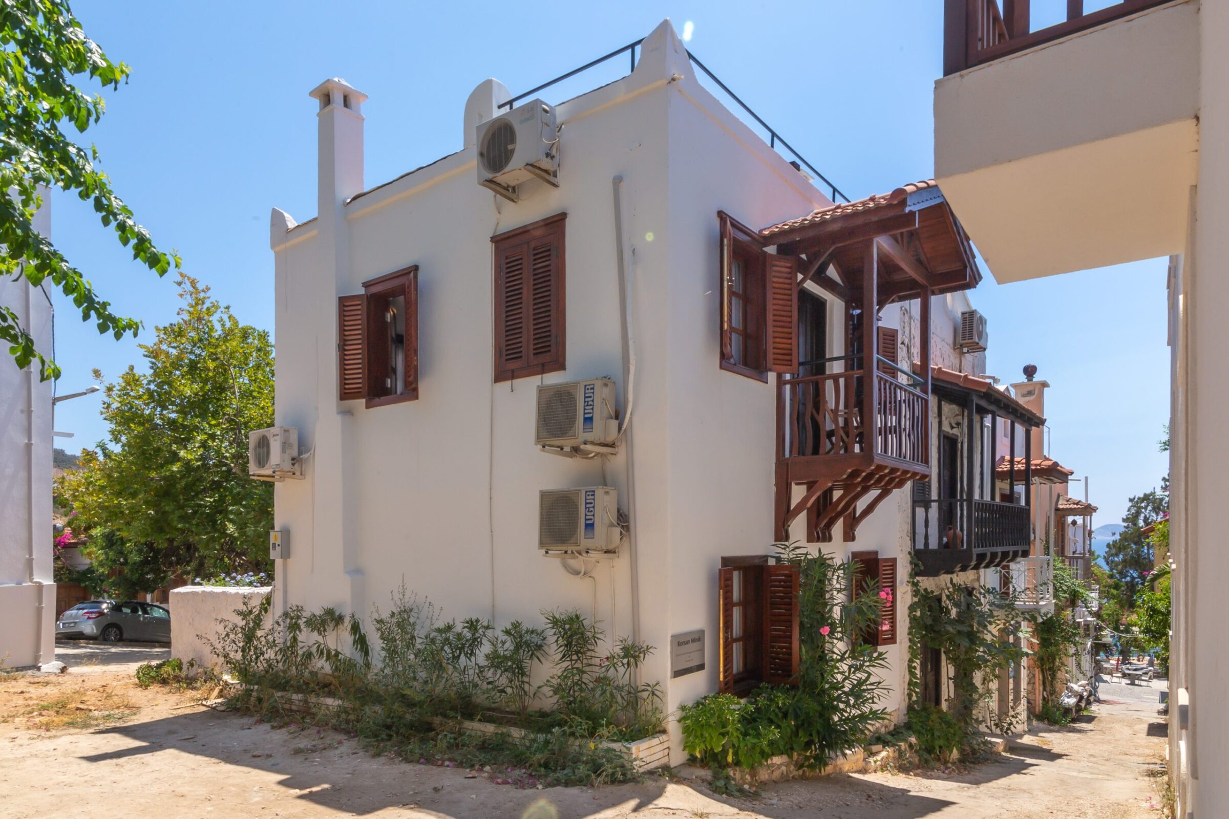 Luxury villa holiday in Turkey at villa Minik—outside of the villa