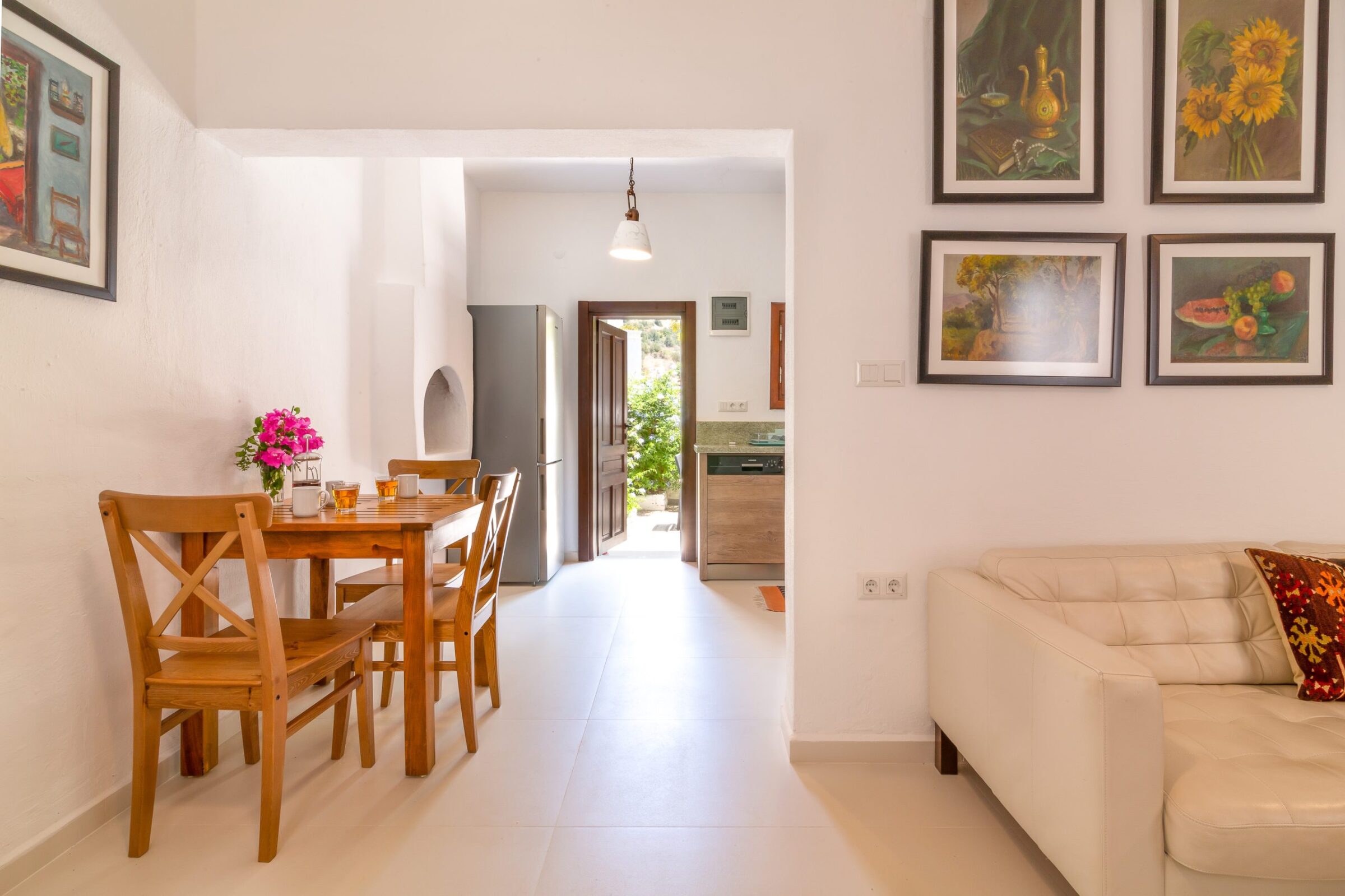 Luxury villa holiday in Turkey at villa Minik—lounge and dining area