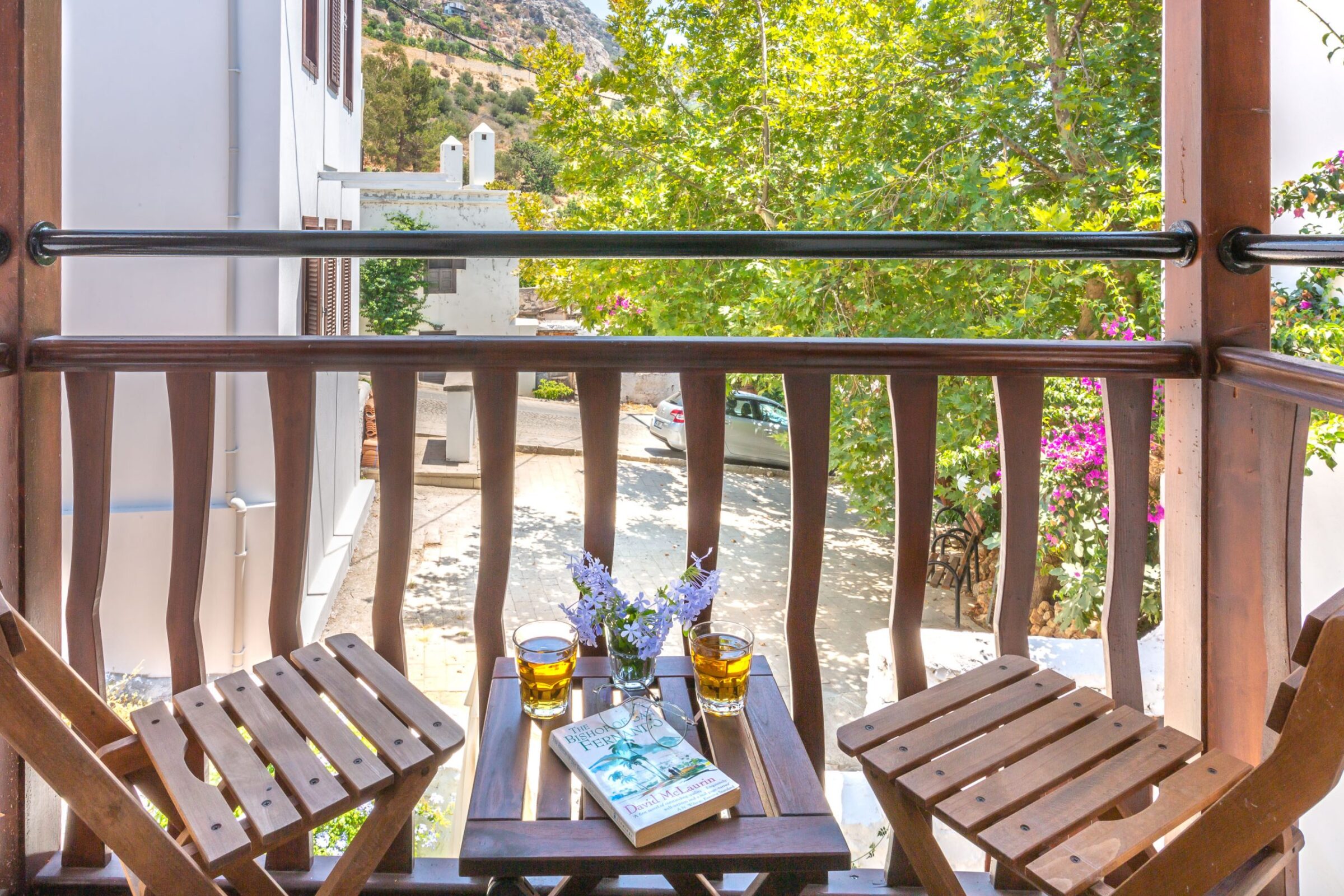 Luxury villa holiday in Turkey at villa Minik—balcony