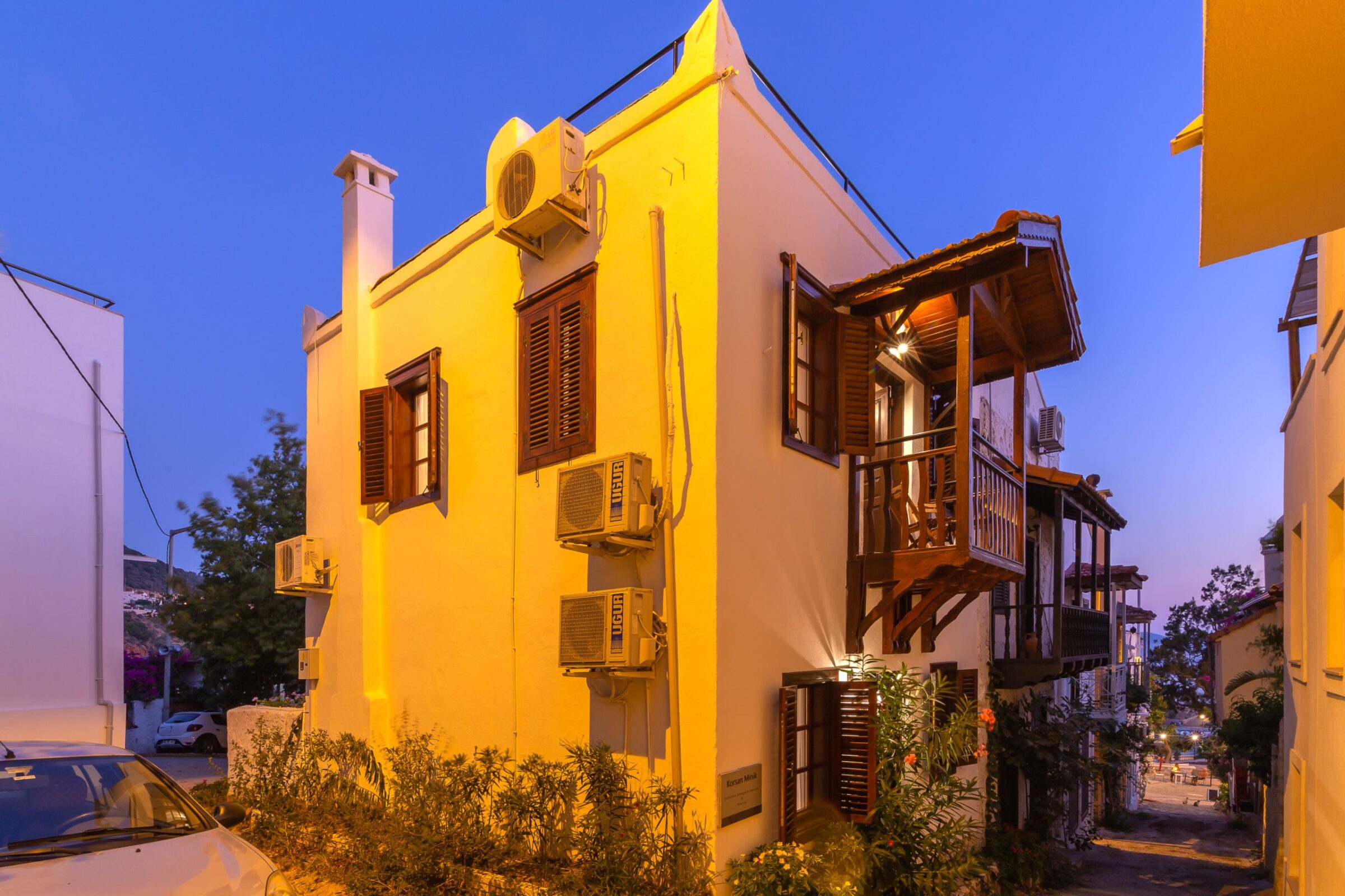 Luxury villa holiday in Turkey at villa Minik—outside of the villa