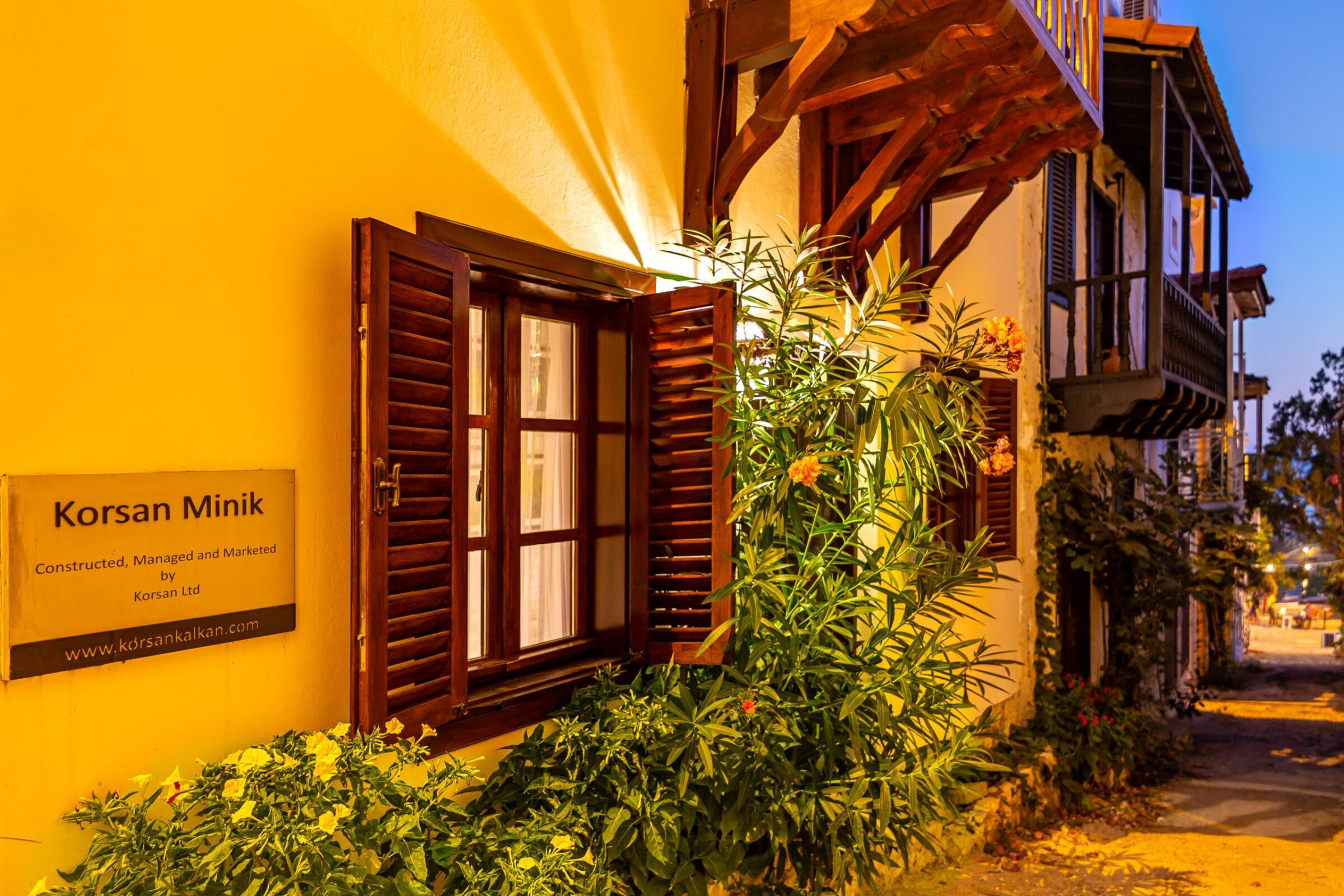 Luxury villa holiday in Turkey at villa Minik—outside of the villa