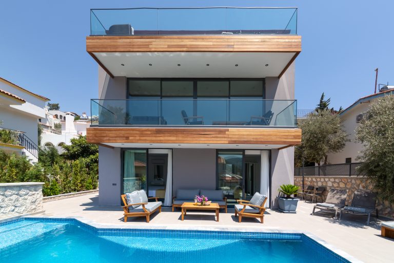 Luxury holiday in Kalkan, Turkey in villa Bay Life outside view