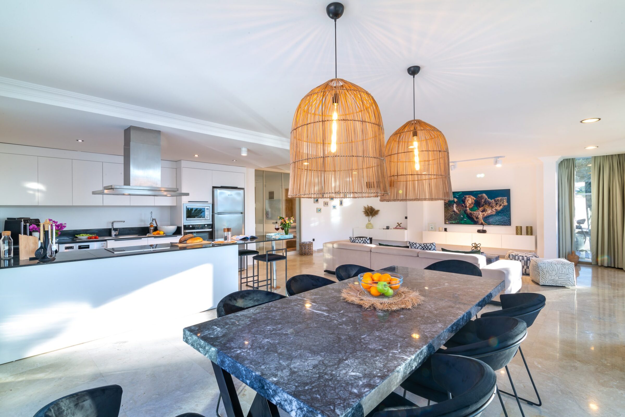 Dining area of Villa Moonshine, villa holiday in Kalkan, Turkey