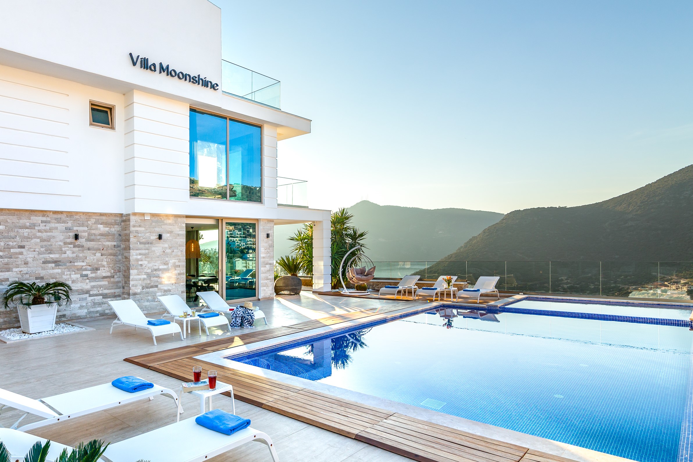 Garden of Villa Moonshine, villa holiday in Kalkan, Turkey