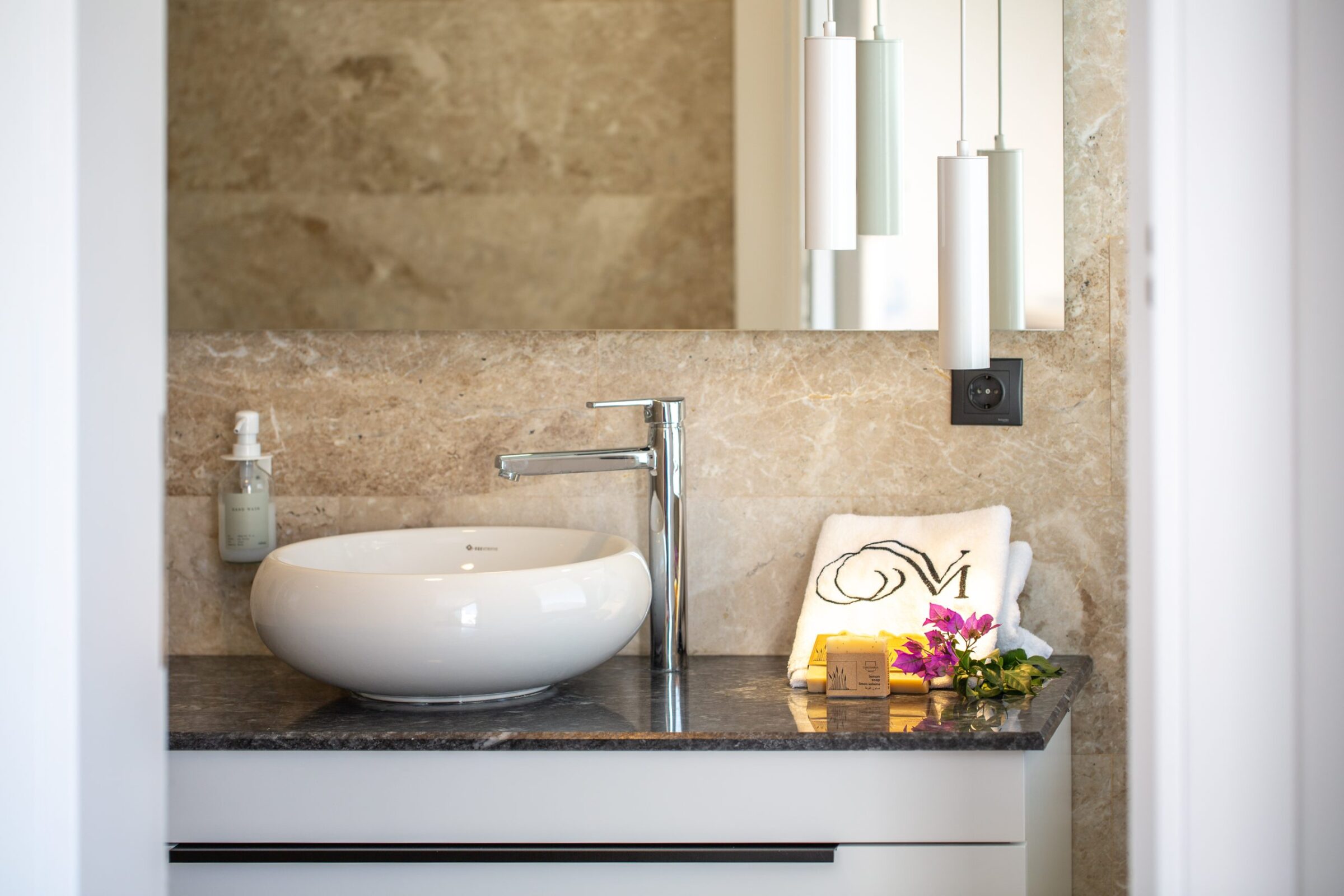 Bathroom in Villa Moonshine, villa holiday in Kalkan, Turkey