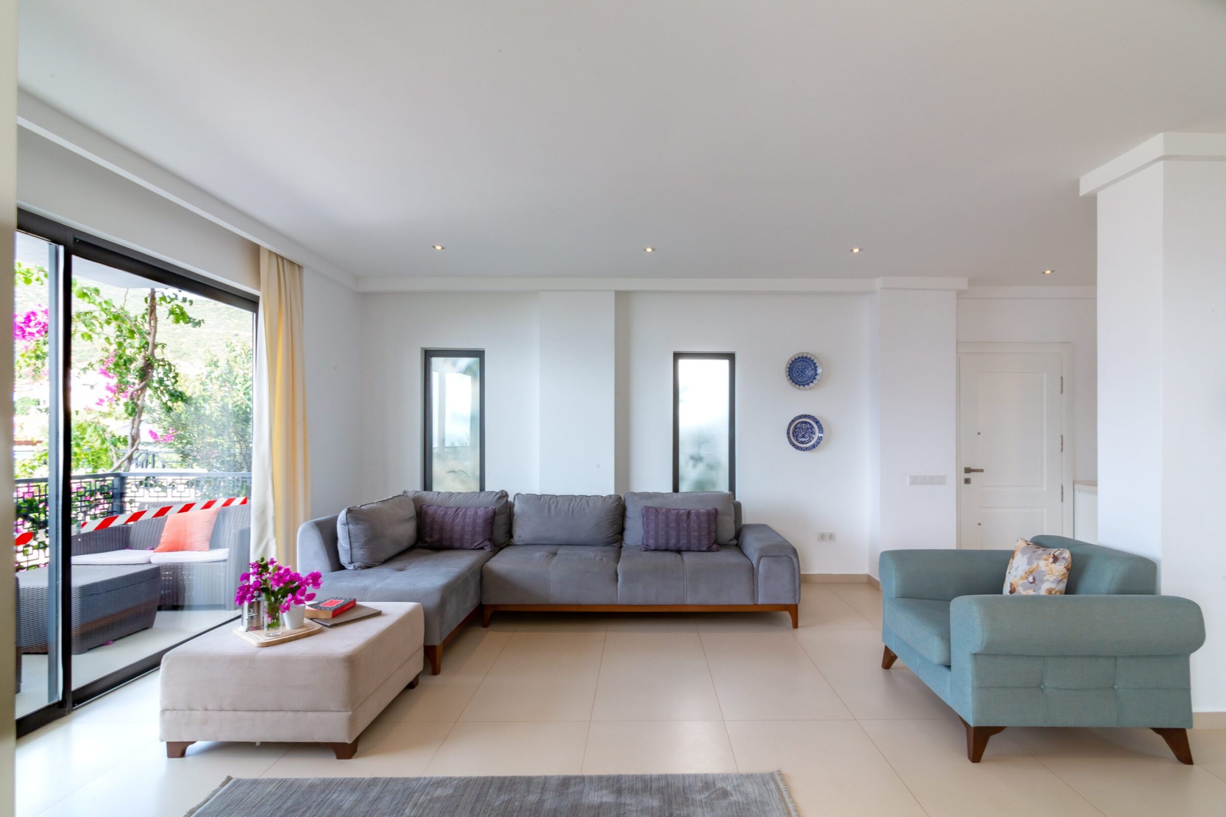 Lounge of luxurious Villa Nar Evi in Kalkan, Turkey