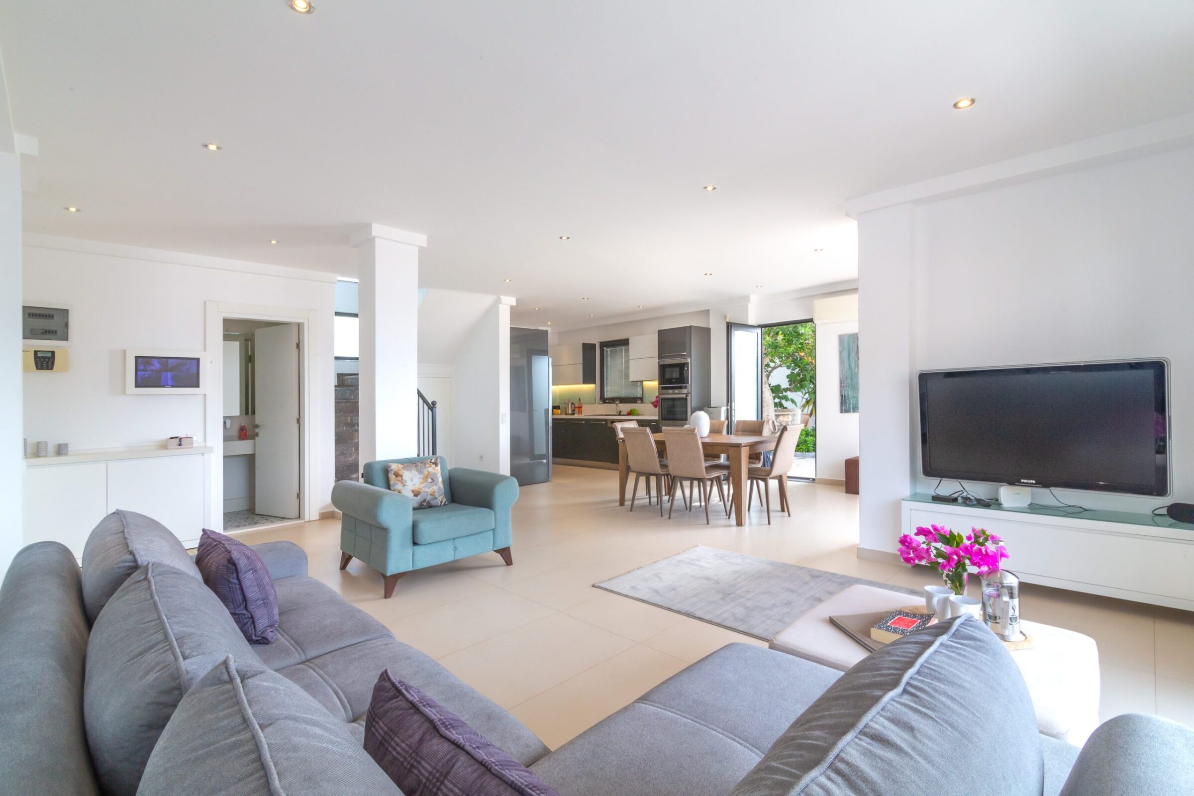 Lounge of luxurious Villa Nar Evi in Kalkan, Turkey