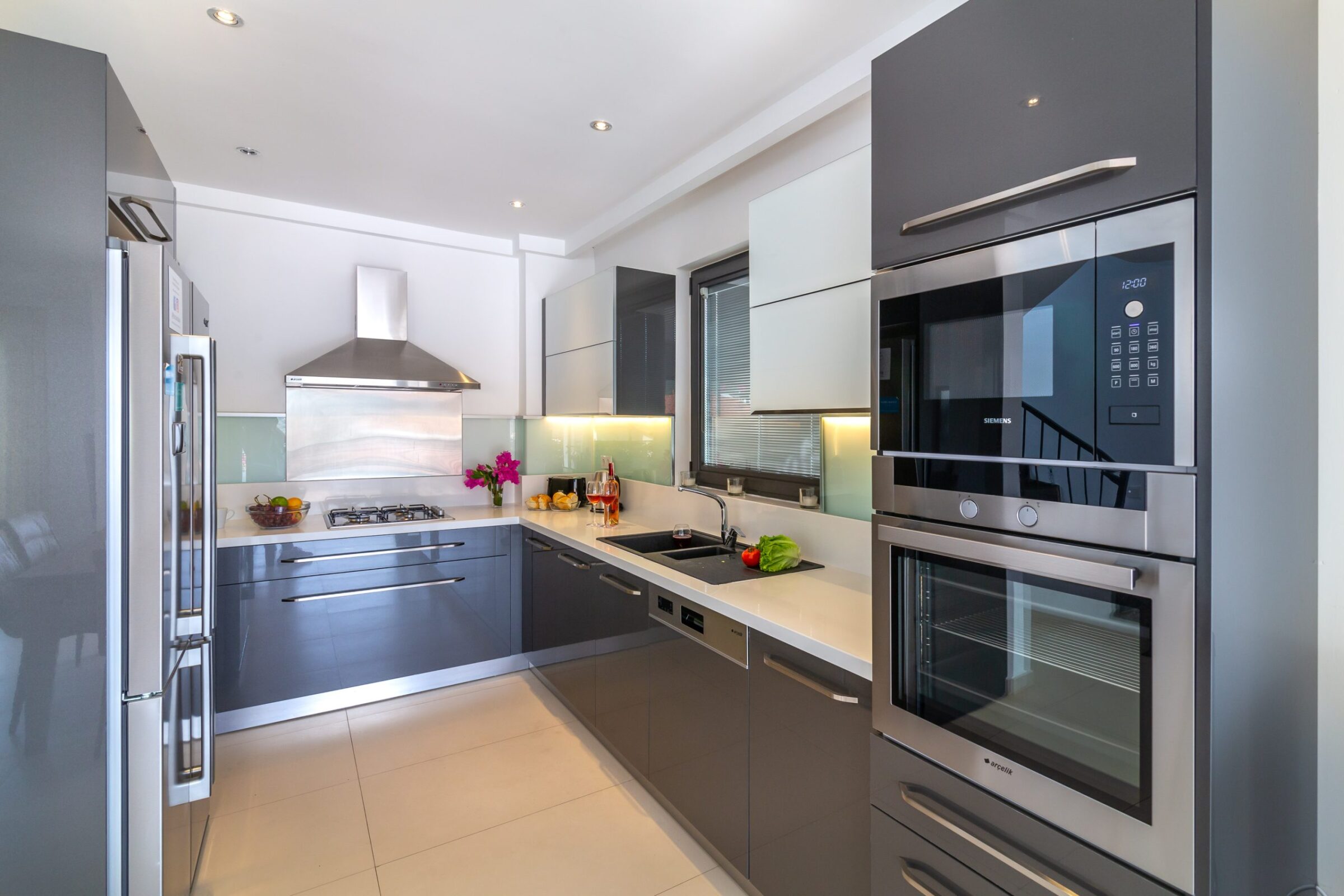 kitchen in luxurious Villa Nar Evi in Kalkan, Turkey