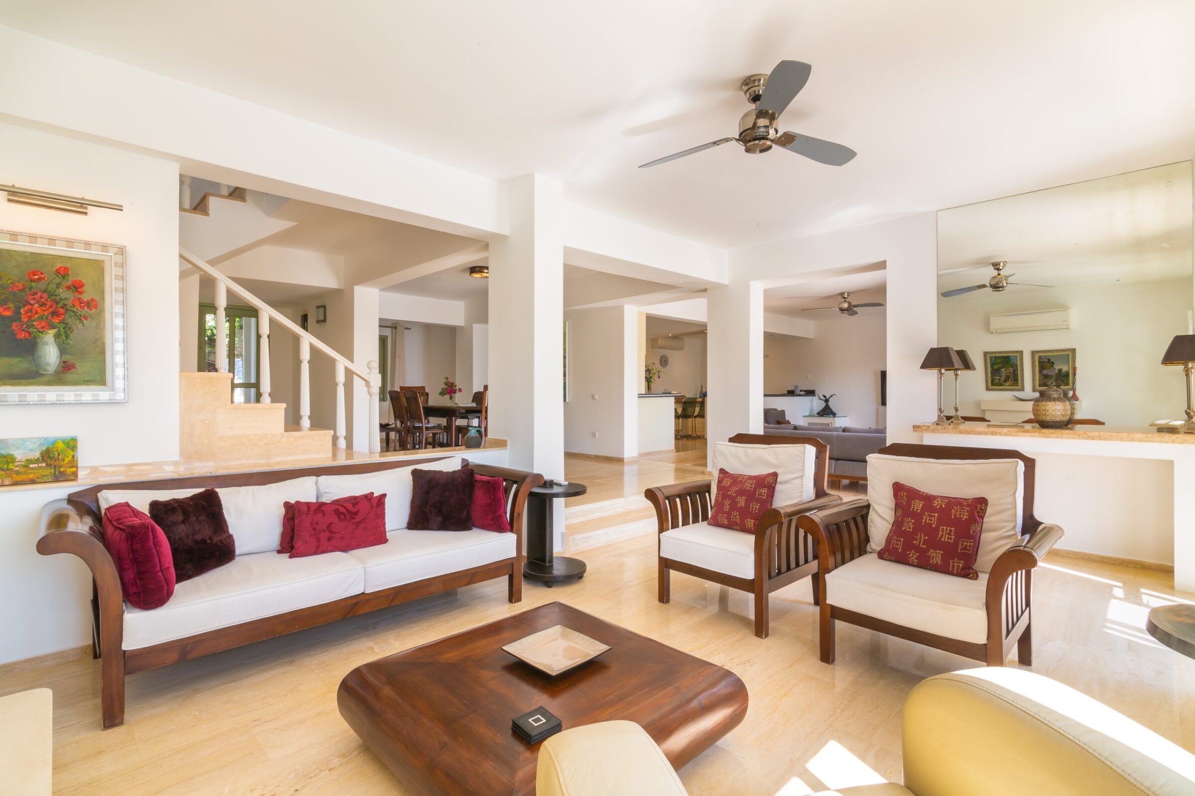 Luxury villa holiday in Turkey at villa Yesil Ev—lounge