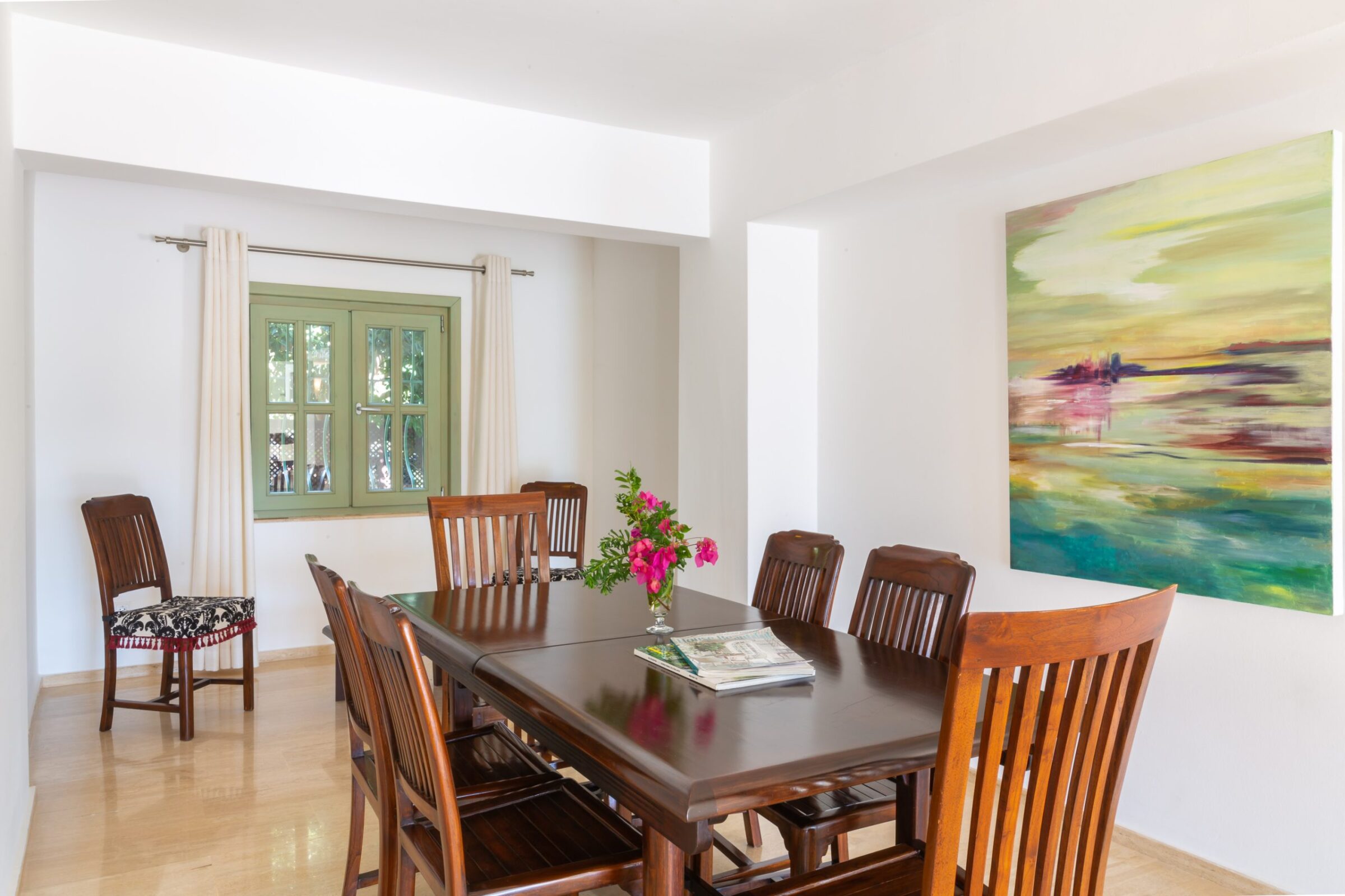 Luxury villa holiday in Turkey at villa Yesil Ev—dining area