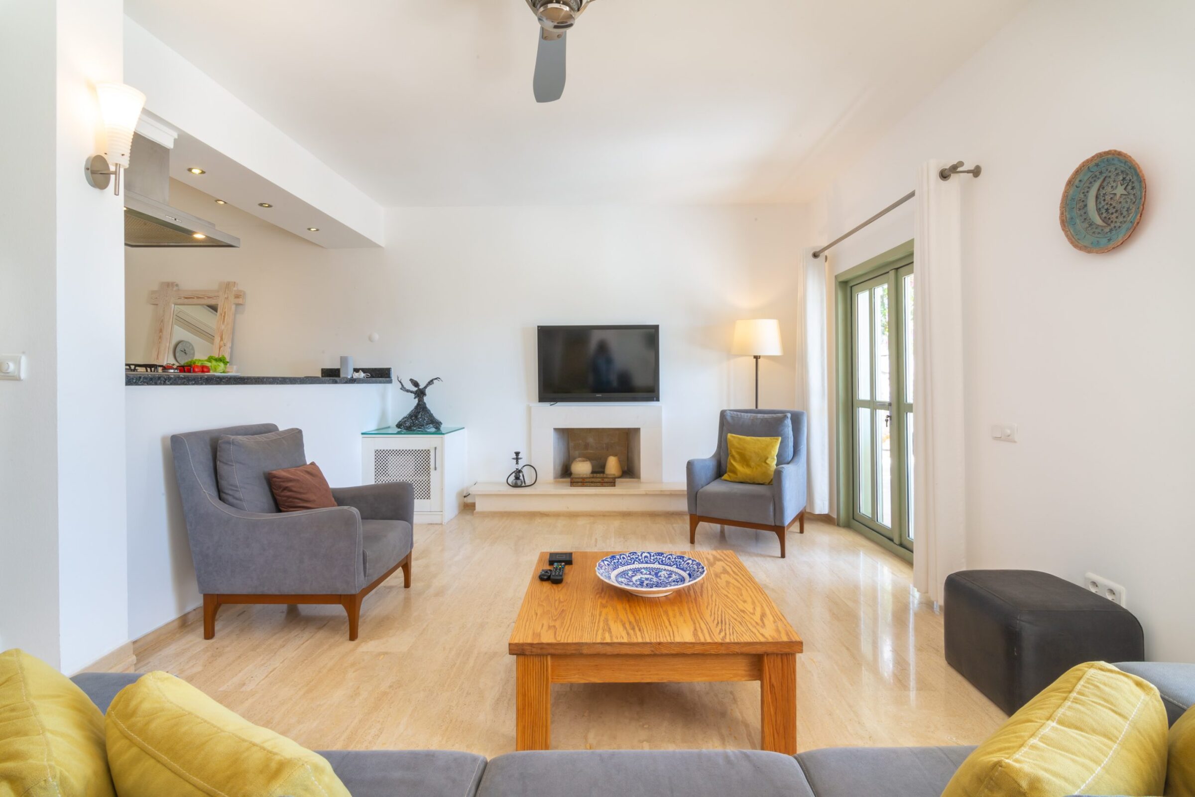 Luxury villa holiday in Turkey at villa Yesil Ev—lounge area