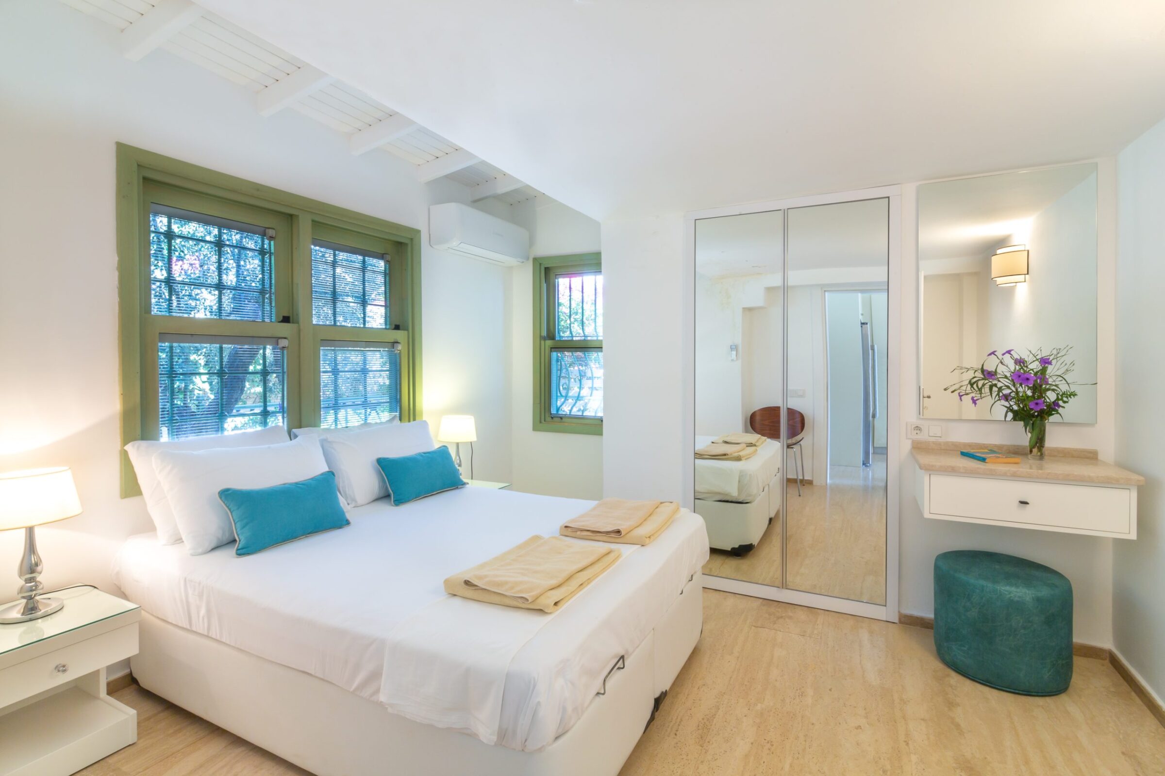 Luxury villa holiday in Turkey at villa Yesil Ev—double bedroom