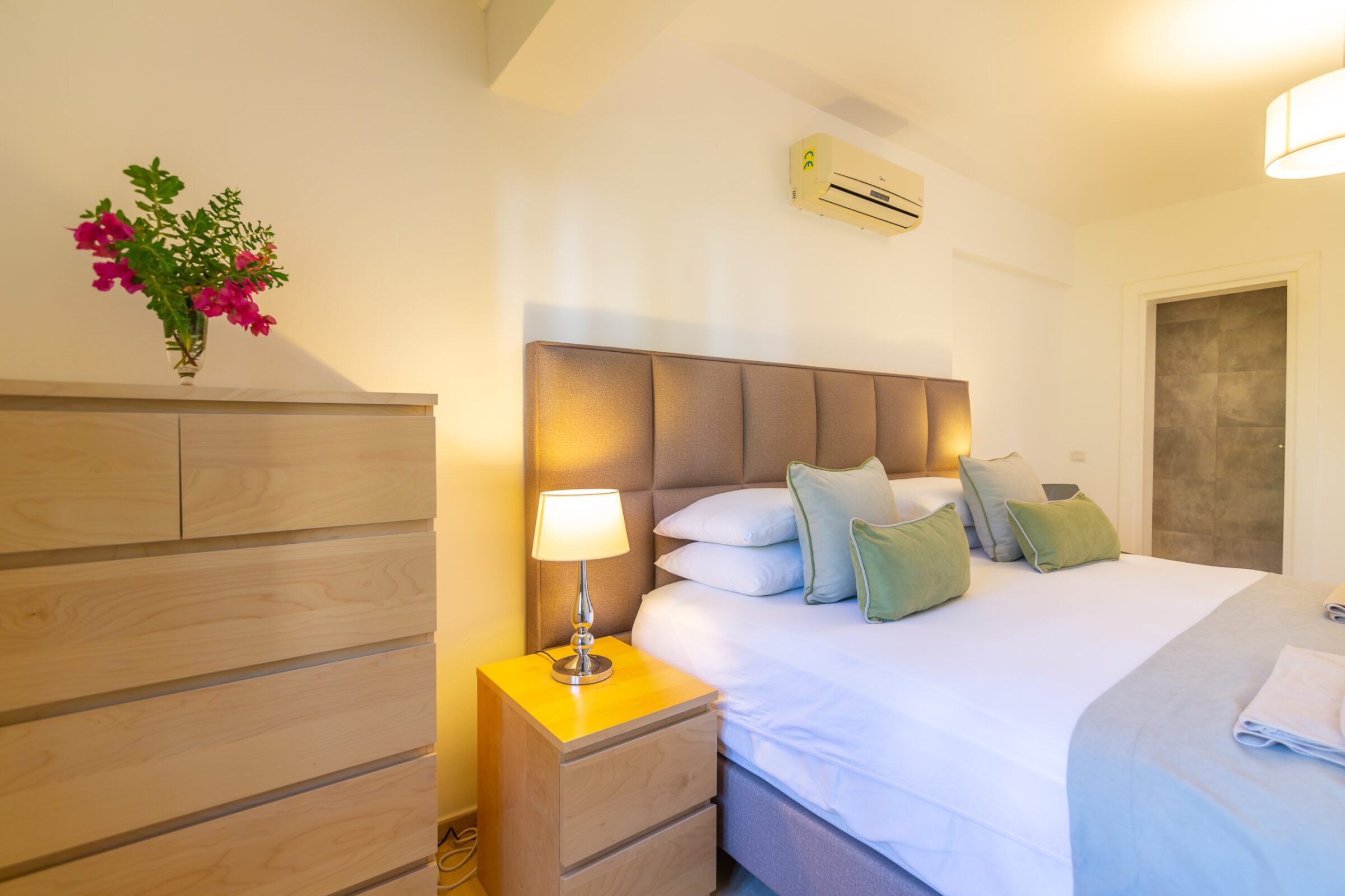 Luxury villa holiday in Turkey at villa Yesil Ev—double bedroom