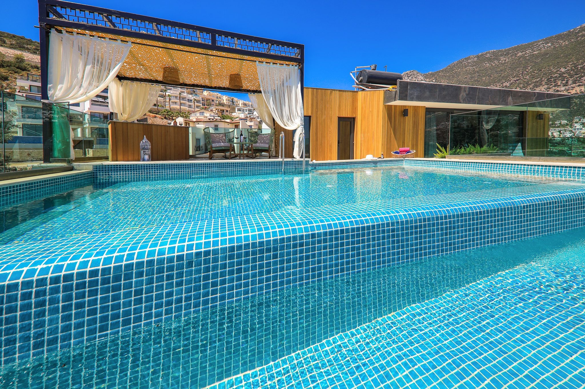 Children's swimming pool in Villa Sandie, villas to rent in Kalkan, Turkey