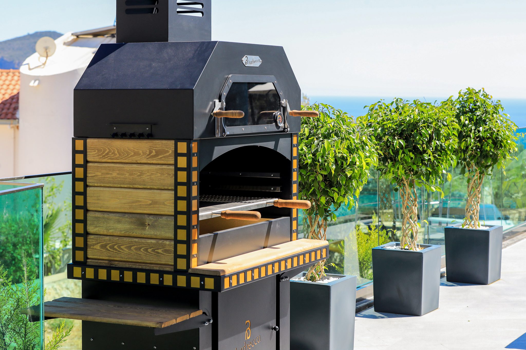 BBQ at Villa Sandie, villas to rent in Kalkan, Turkey