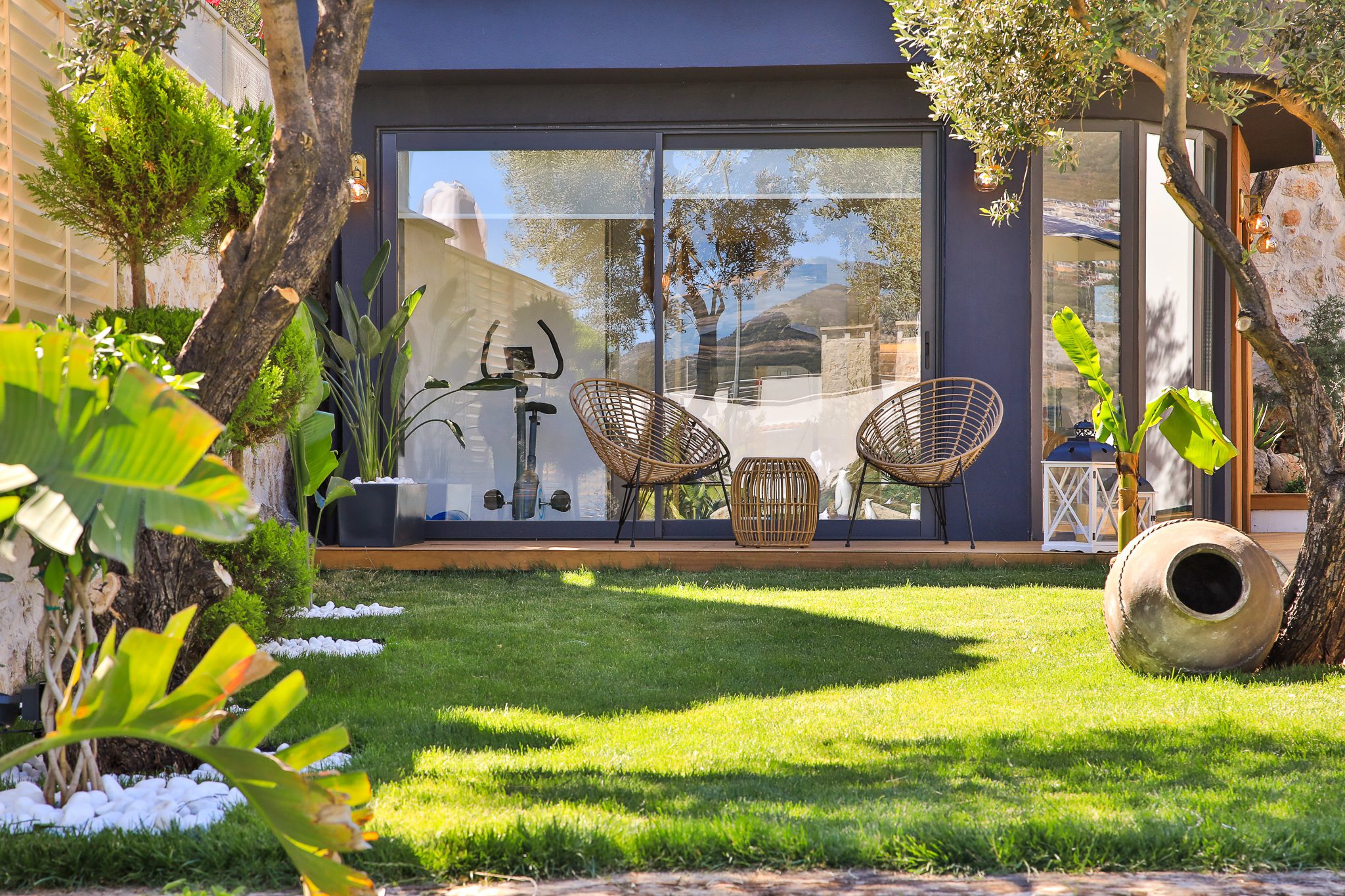 Gym at Villa Sandie, villas to rent in Kalkan, Turkey