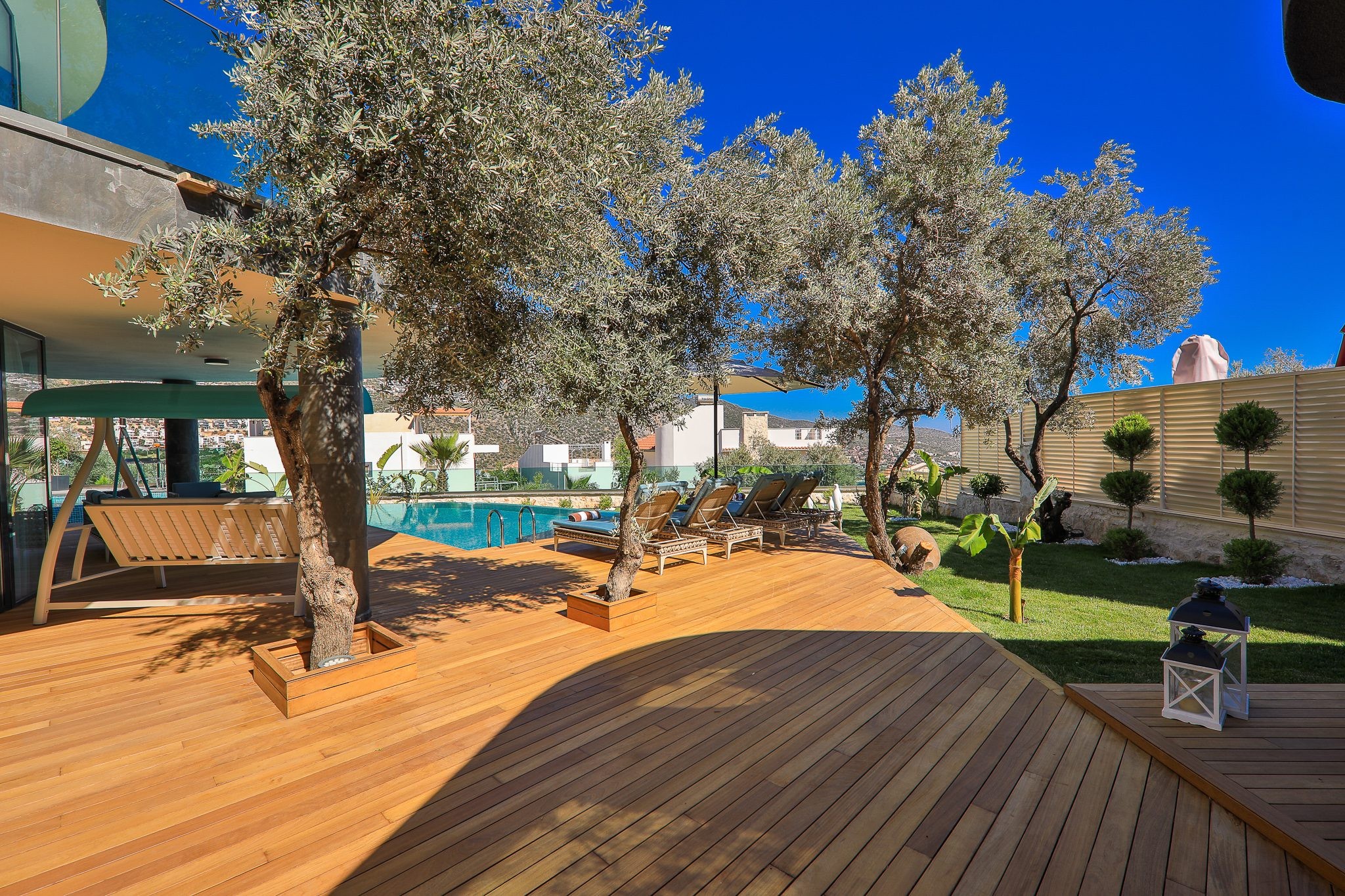 Garden of Villa Sandie, villas to rent in Kalkan, Turkey
