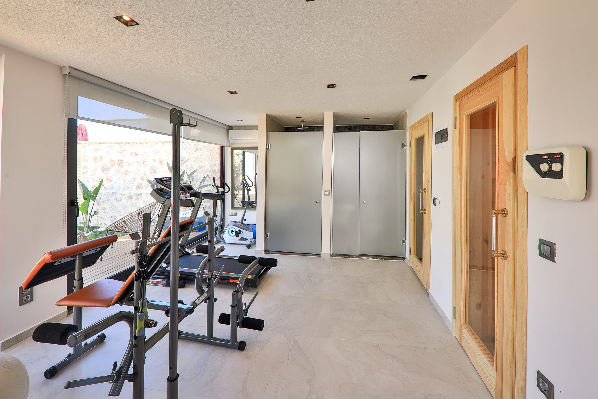 Gym in Villa Sandie, villas to rent in Kalkan, Turkey