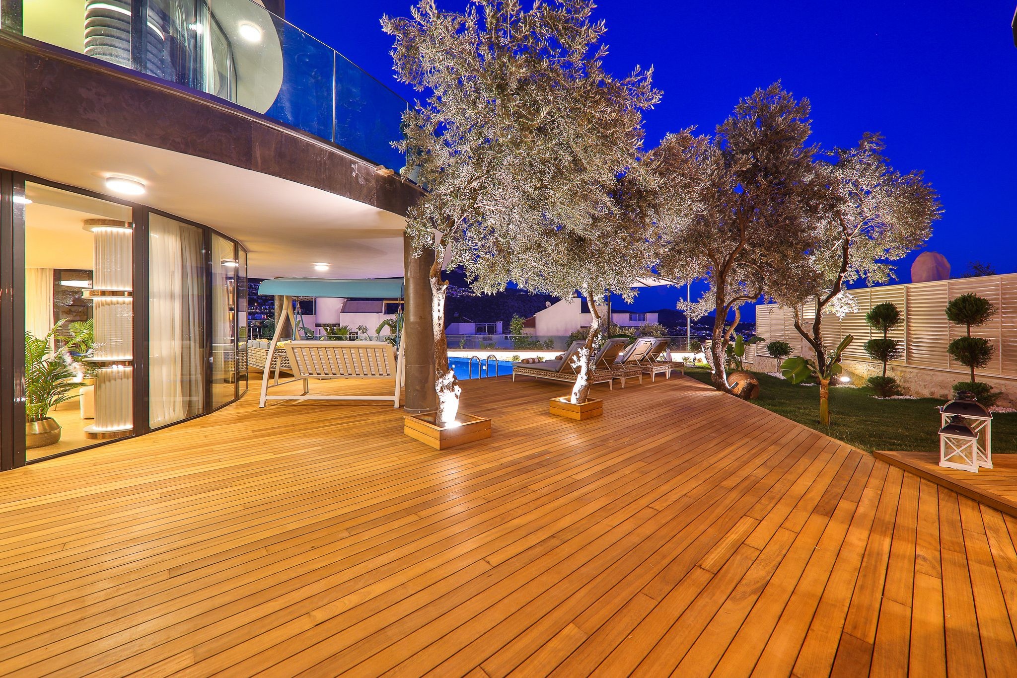 Garden of Villa Sandie, villas to rent in Kalkan, Turkey