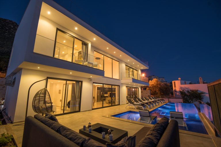 Front view of Villa 360, villa holidays in Kalkan, Turkey