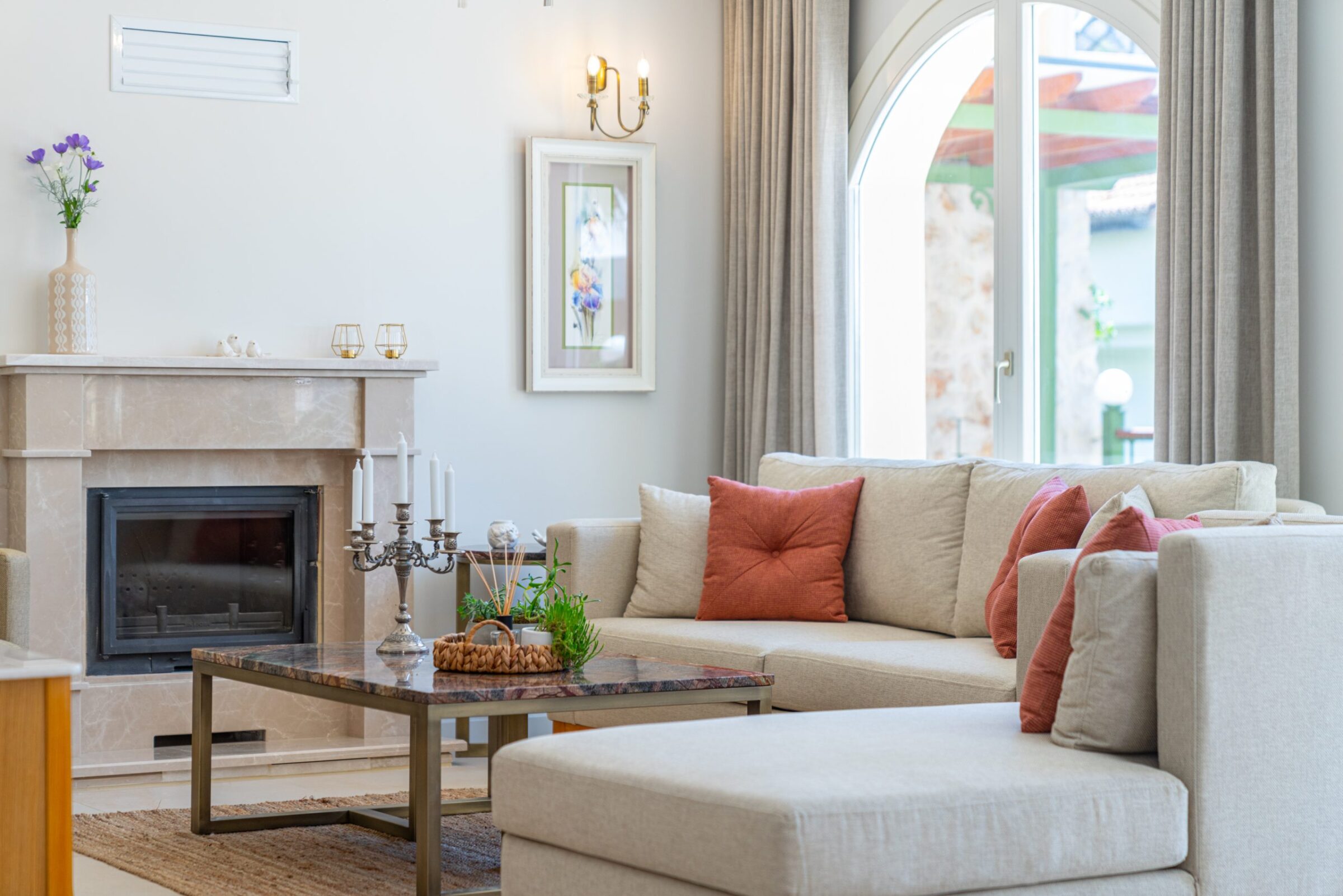 Lounge of Villa Grande, villas to rent in Kalkan, Turkey